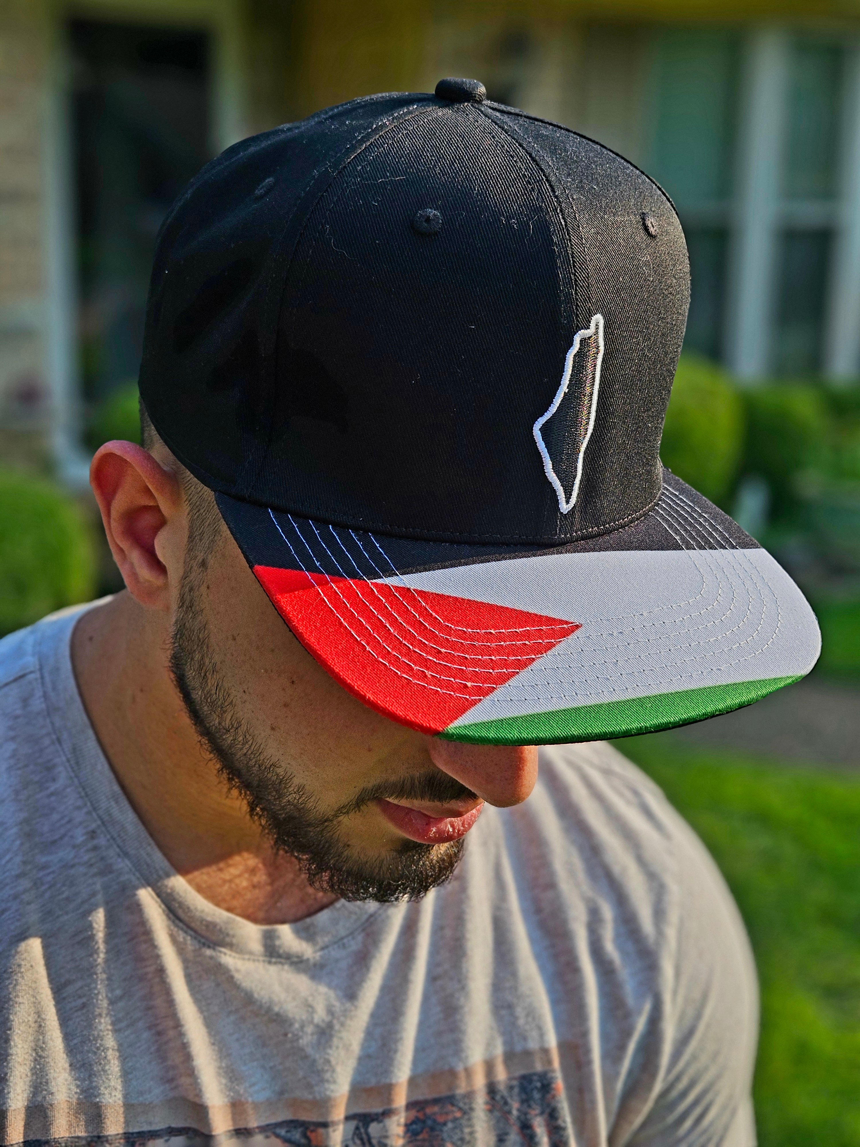 Palestine Hat Snapback Baseball Embroidered Hat