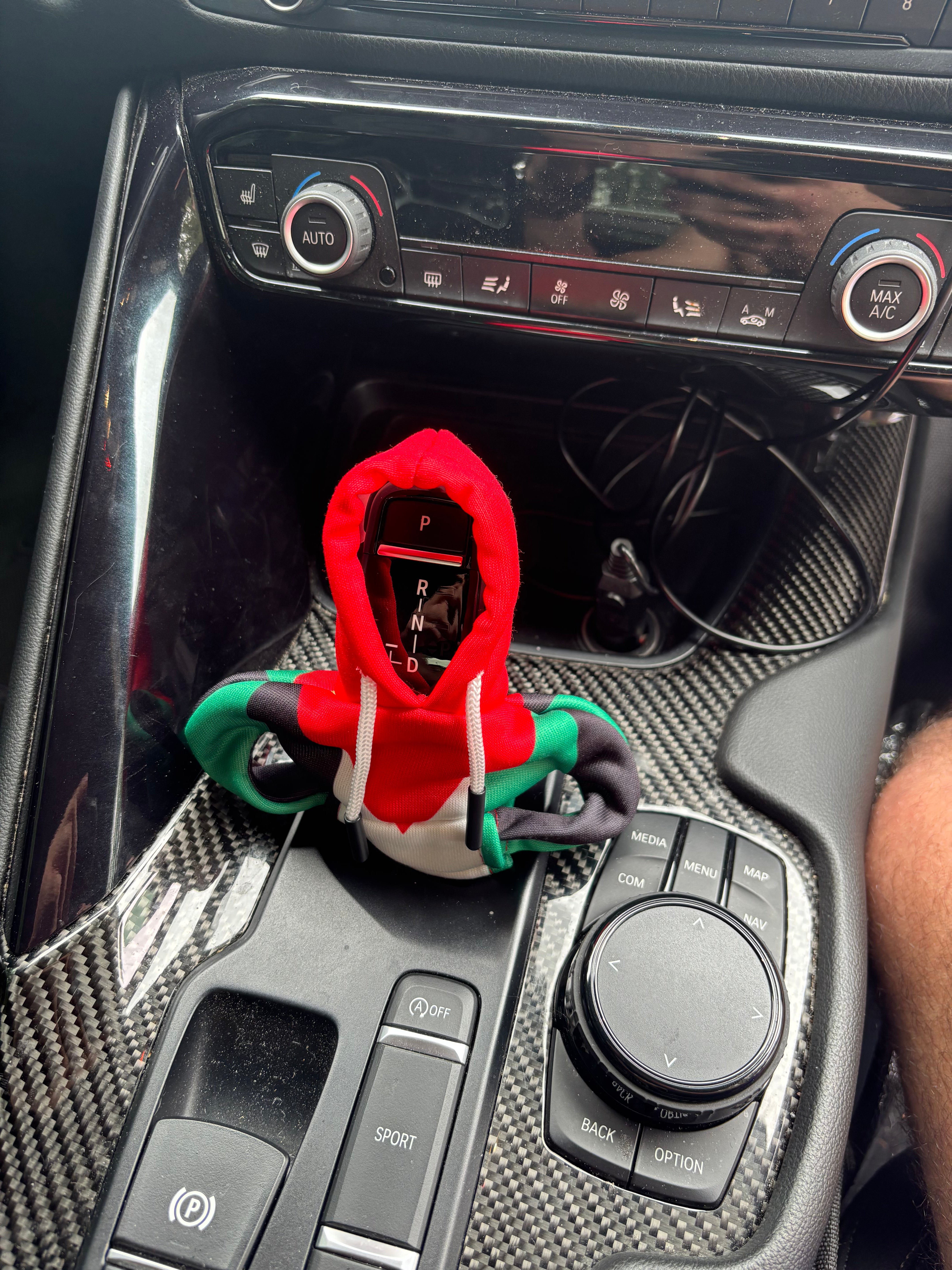 Palestine Gear Shift Hoodie - Universal Car Shift Knob Mini Hoodie - Car Accessory Decoration
