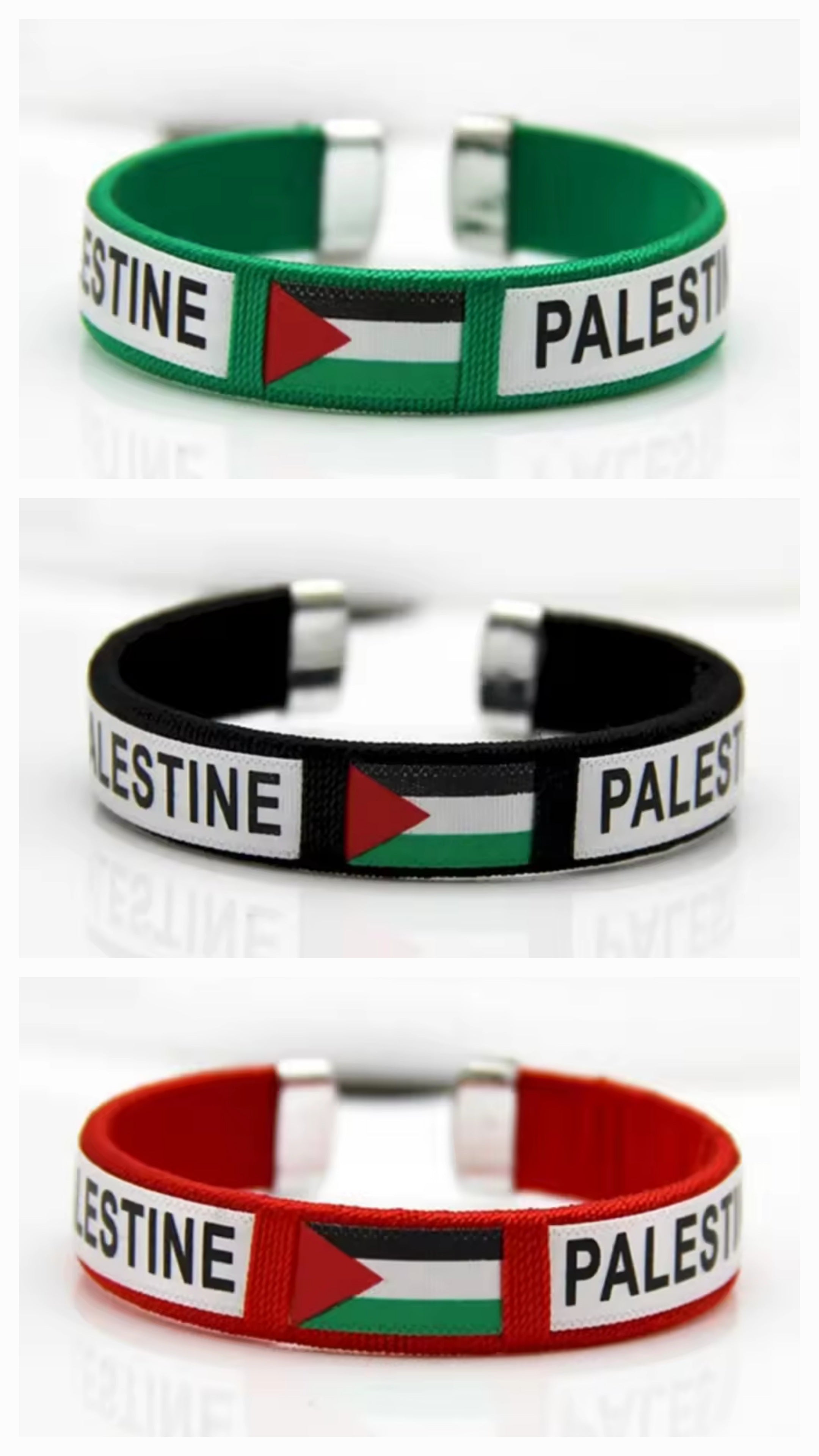 Palestine Open Wristband Bracelet