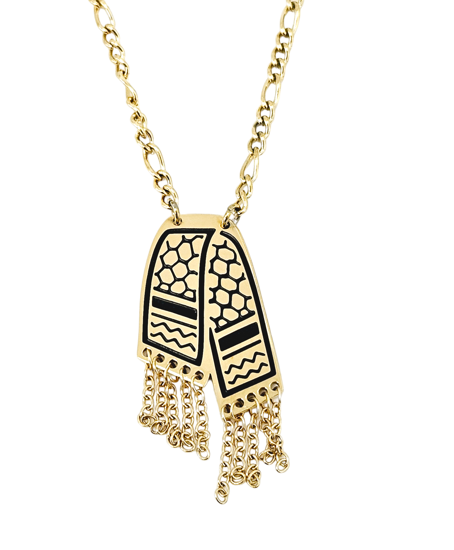 Keffiyeh Hatta Necklace - Kufiya Scarf design - Habibi Heritage