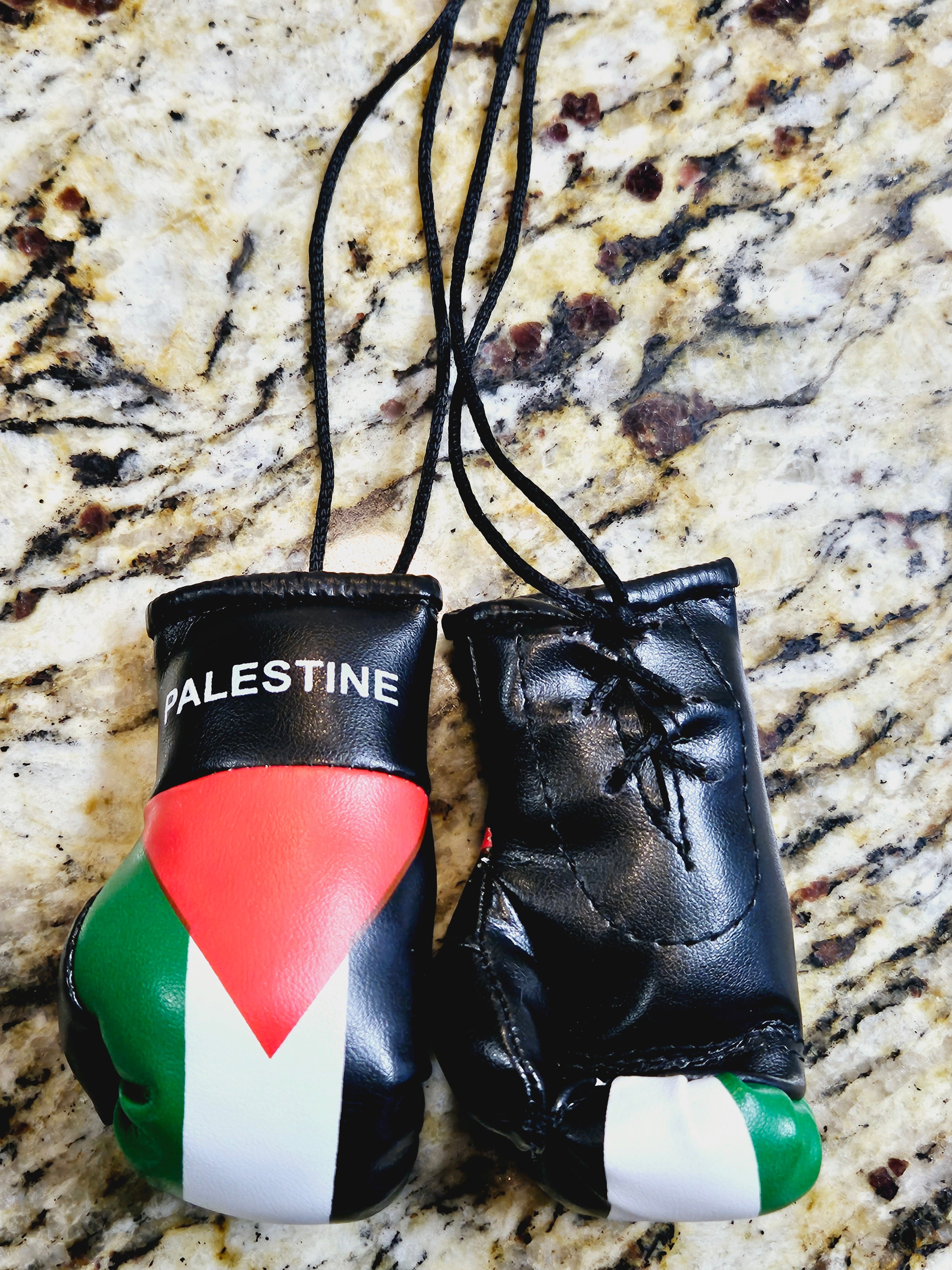 Country Flag Mini Boxing Gloves For Hanging - Habibi Heritage