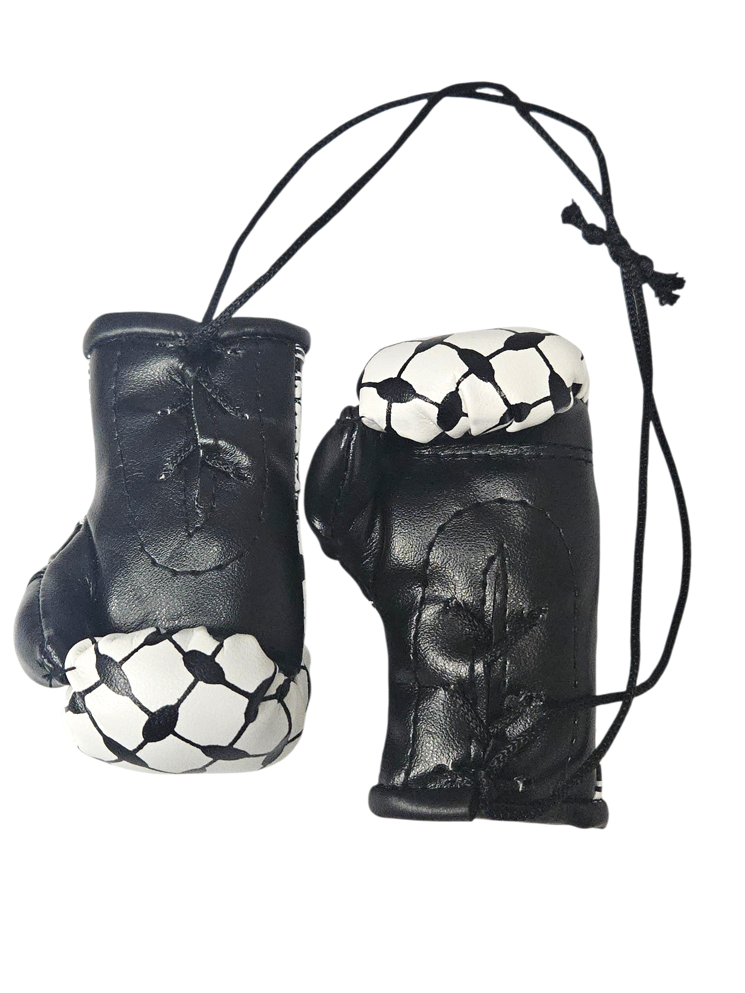 Keffiyeh Mini Boxing Gloves For Hanging