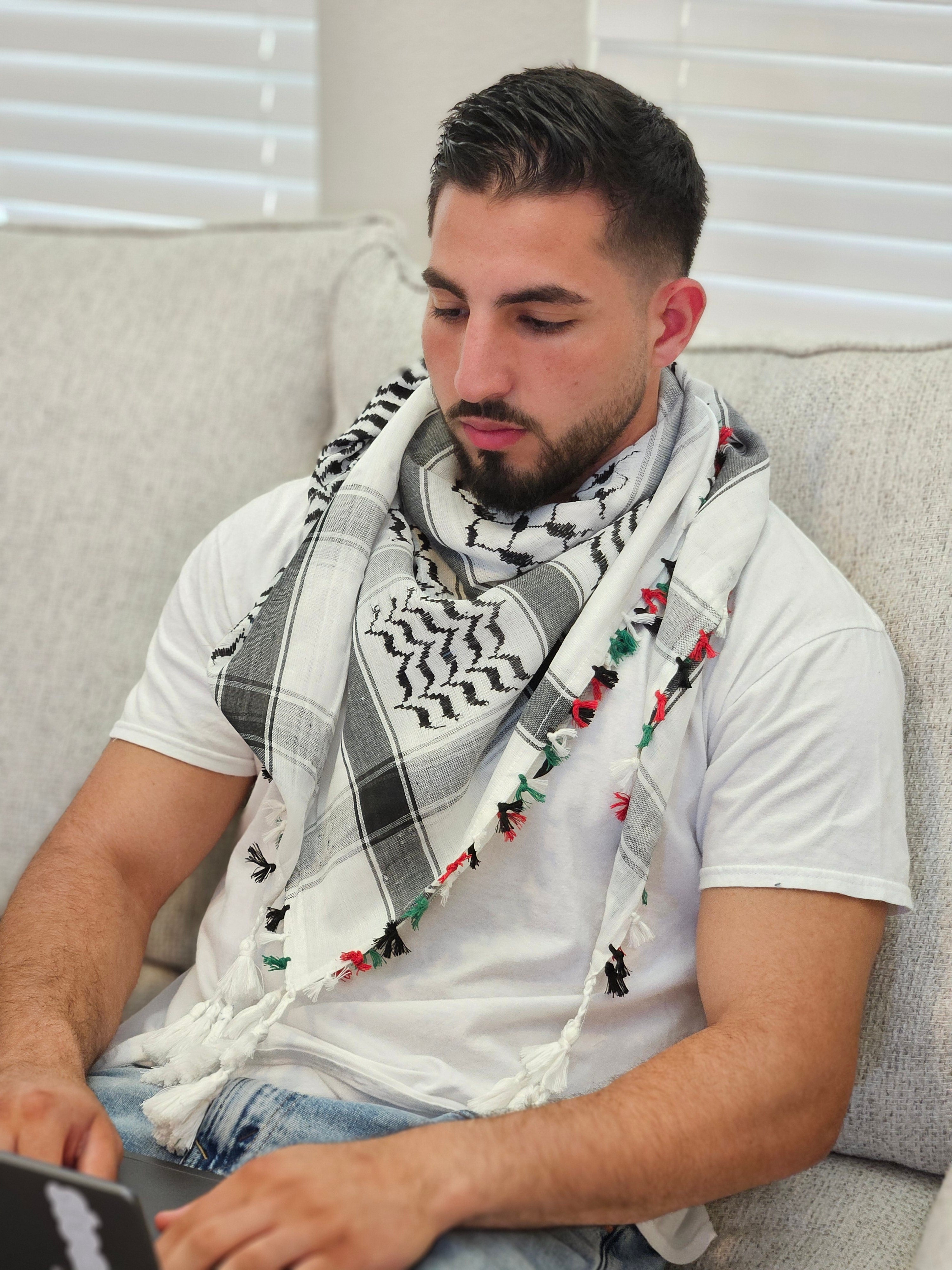 Palestine Keffiyeh Woven Hatta Kuffiyeh Multi use Kufiya