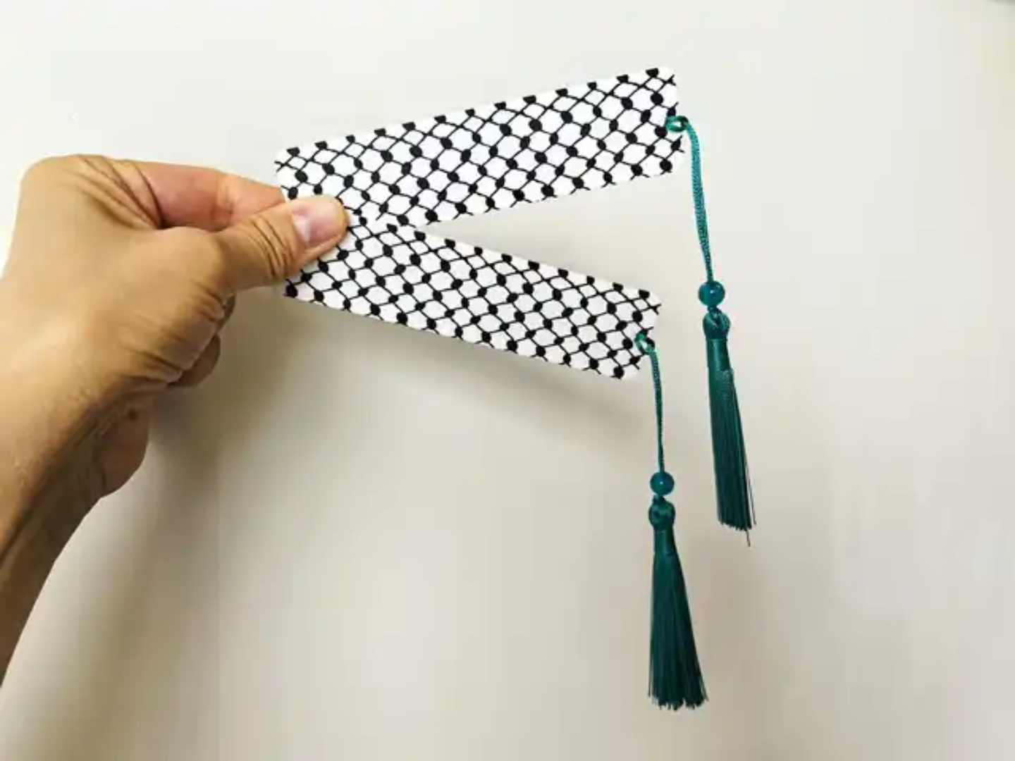 Palestinian Bookmark - Ceramic Palestine and keffiyeh Bookmarkers - 4 Options