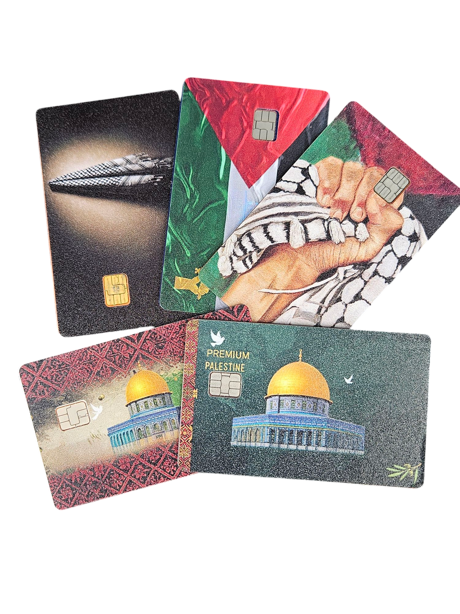 Palestine Credit Card Skin Palestinian keffiyeh Sticker for credit cards