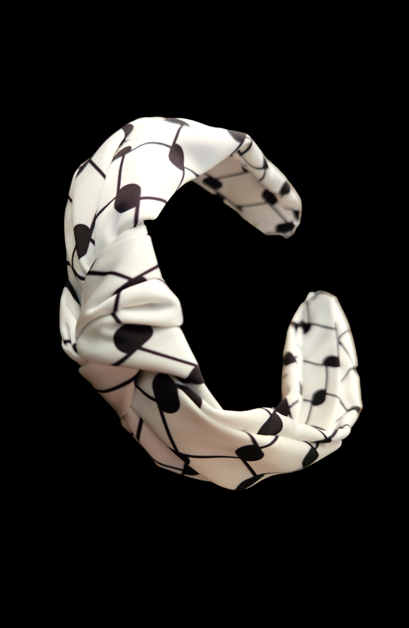 Keffiyeh Hatta Hair Accessories - Scrunchie Bow Headband Bonnet Long Bows