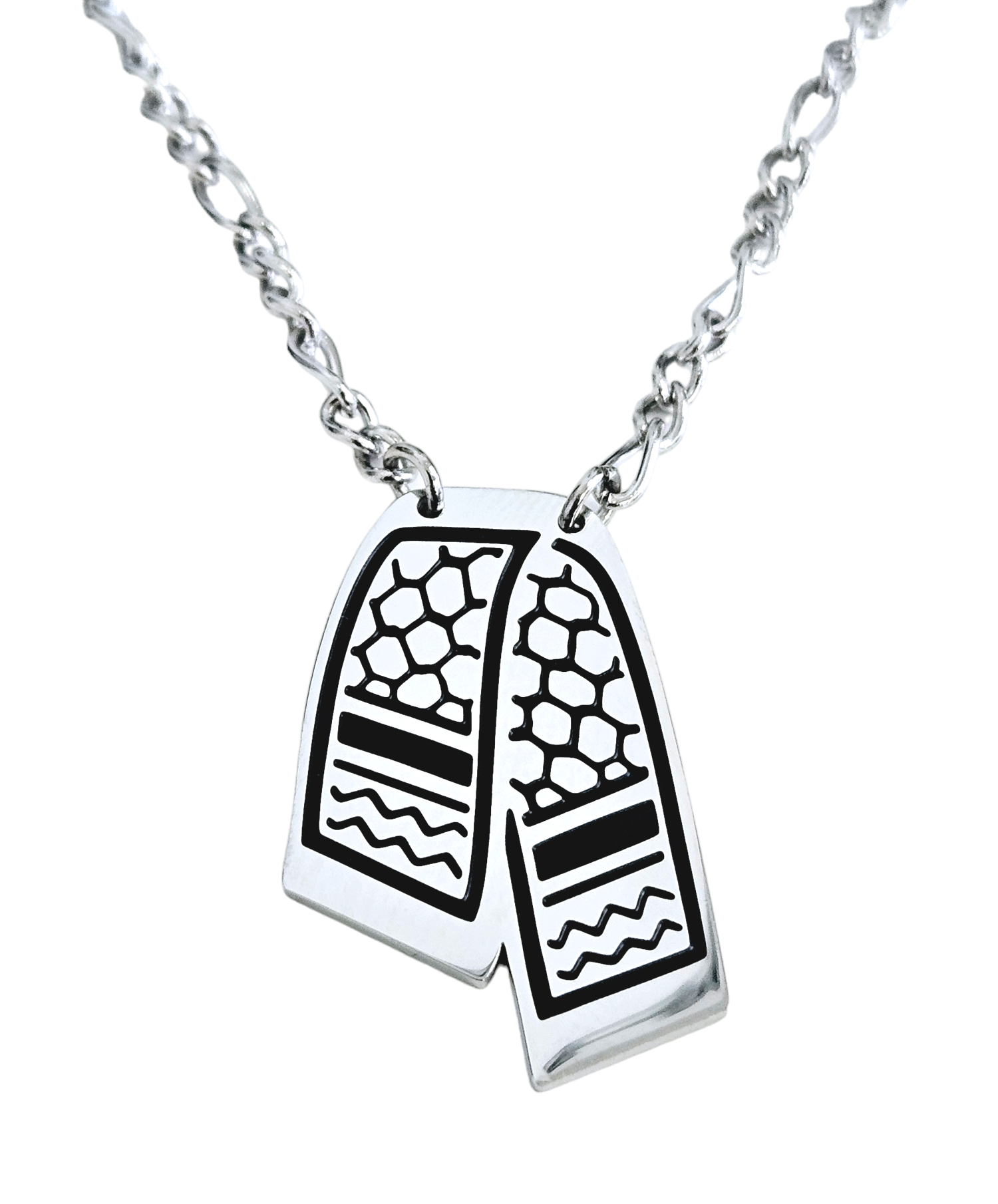 Keffiyeh Hatta Necklace - Kufiya Scarf design - Habibi Heritage
