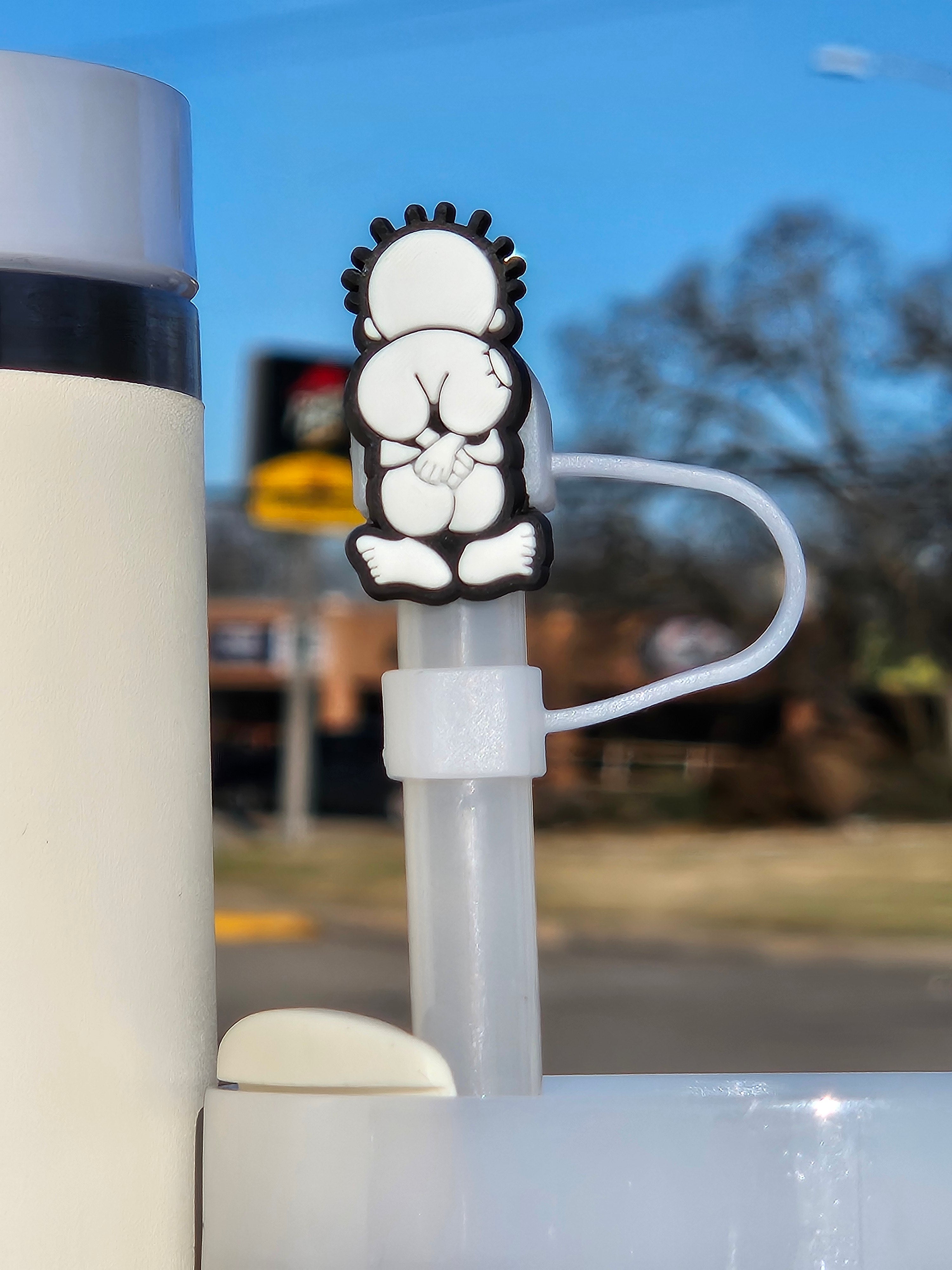 Palestine & Handala Straw Covers - 4 pack - 10mm/0.4in - Habibi Heritage