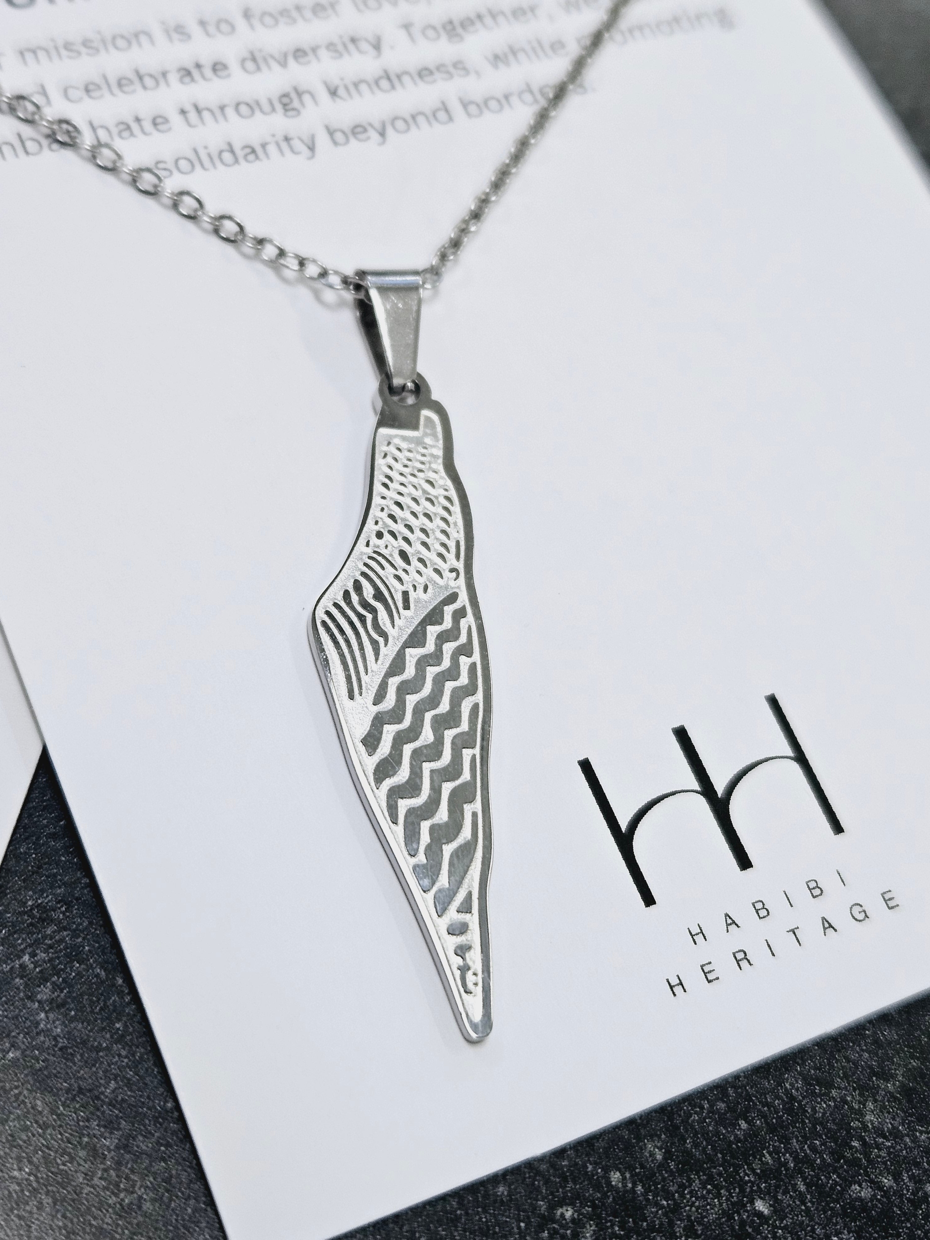 Palestine Keffiyeh Necklace - Habibi Heritage