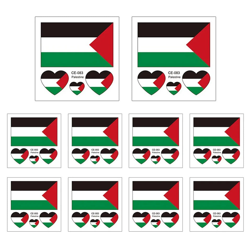 Palestine Temporary Tattoos - Habibi Heritage