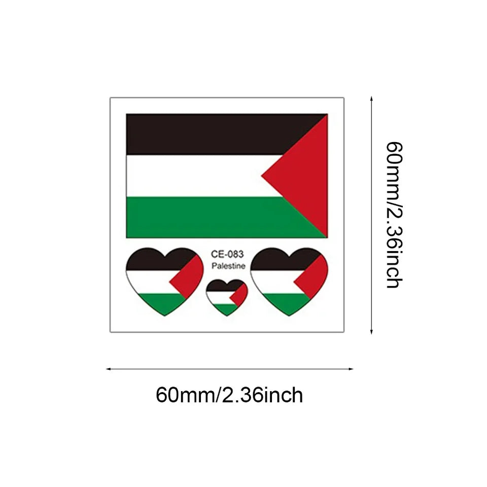 Palestine Temporary Tattoos - Habibi Heritage
