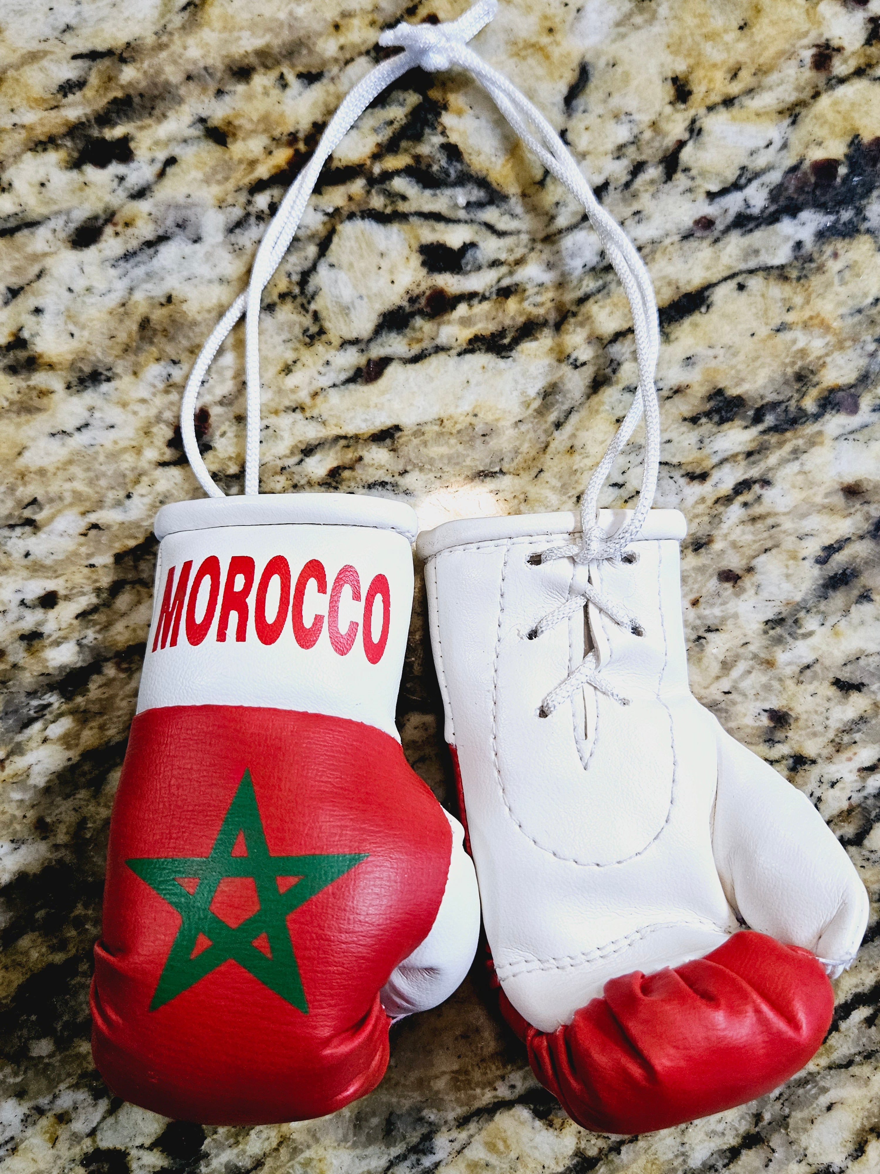 Country Flag Mini Boxing Gloves For Hanging - Habibi Heritage