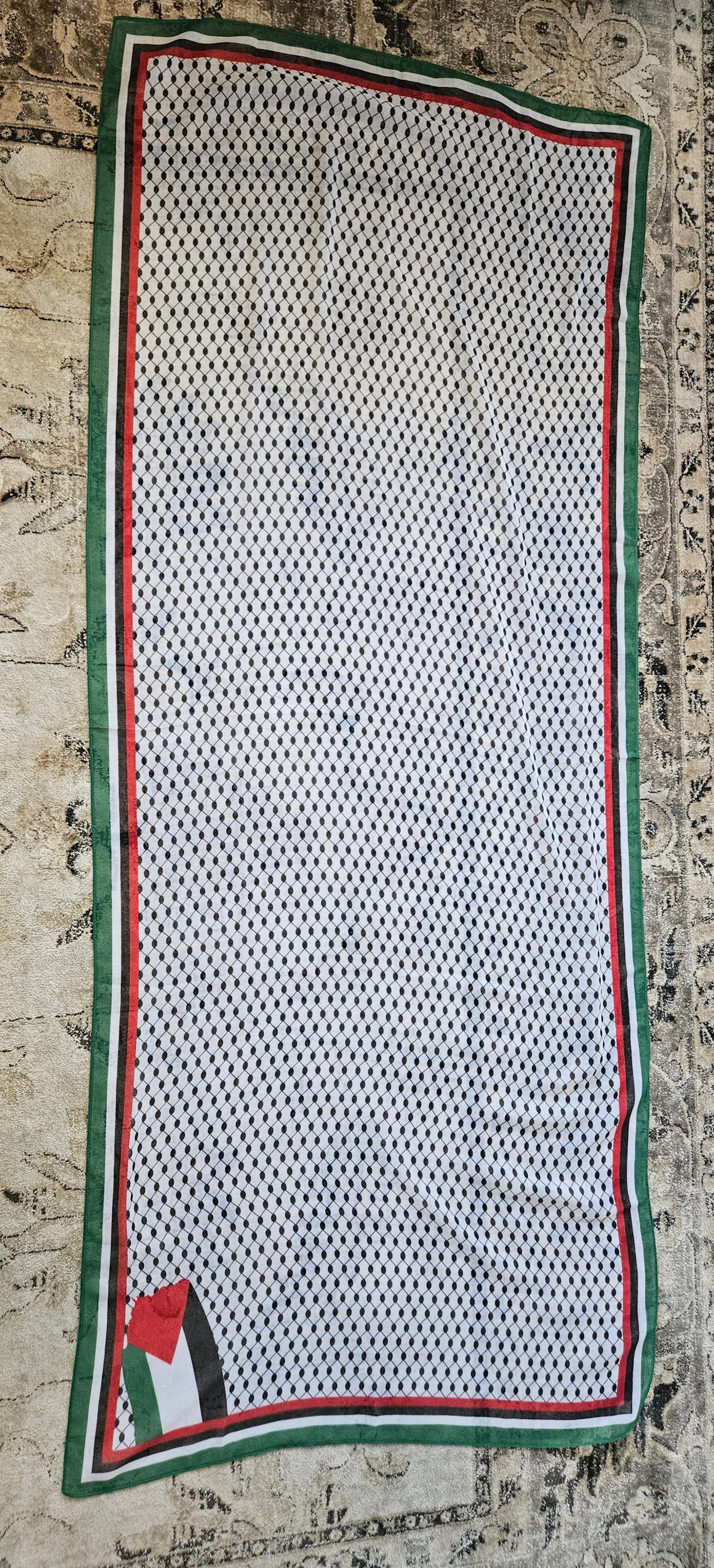 Keffiyeh Scarf - Lightweight - 65x28 Inches - Habibi Heritage