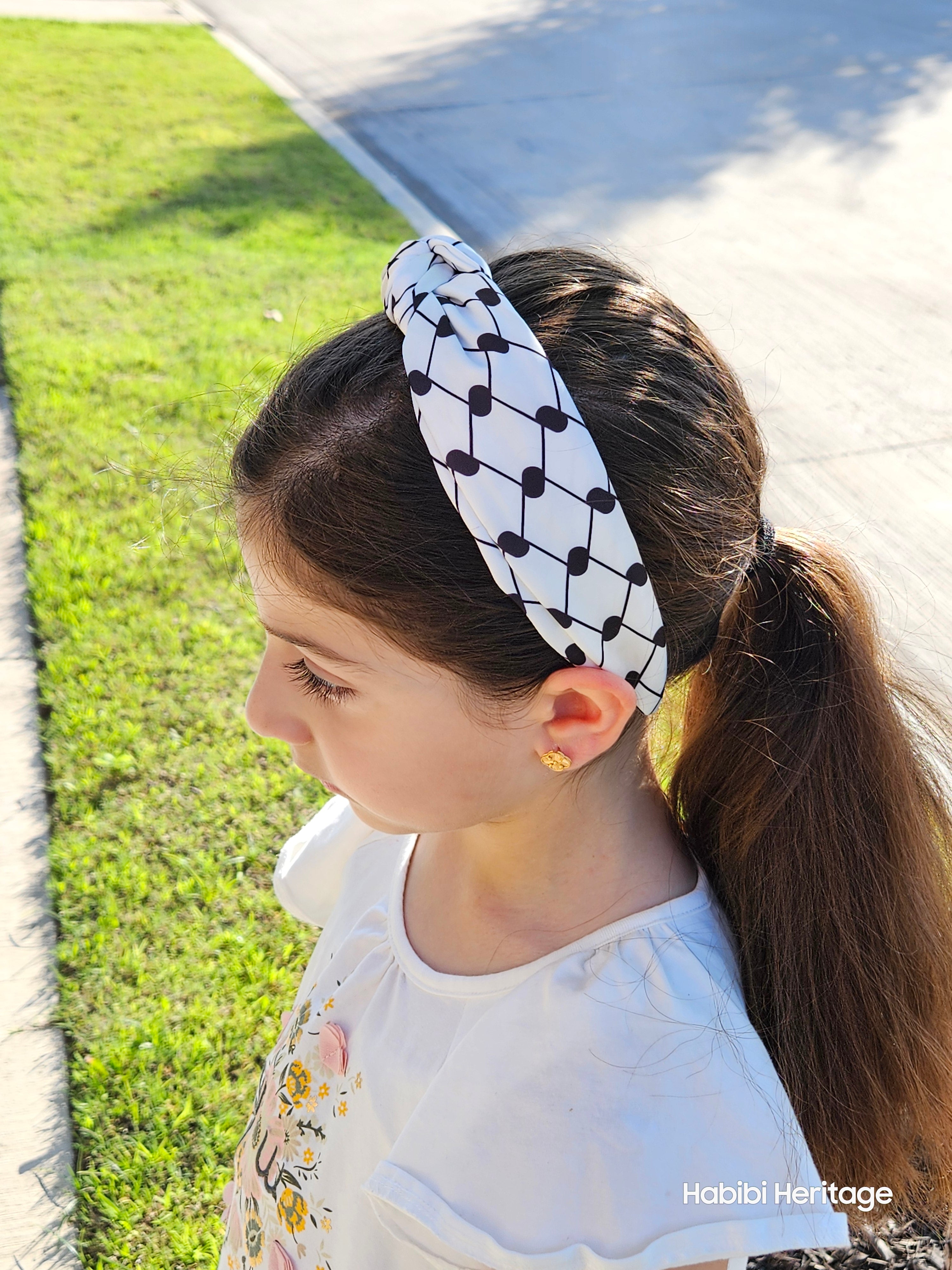 Keffiyeh knotted Headband Hatta