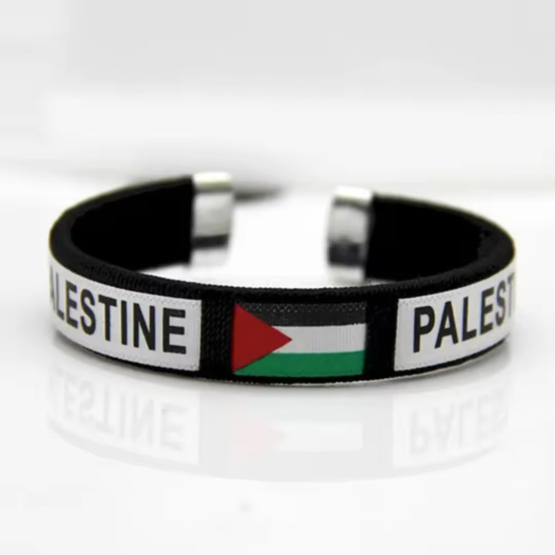 Palestine Open Wristband Bracelet