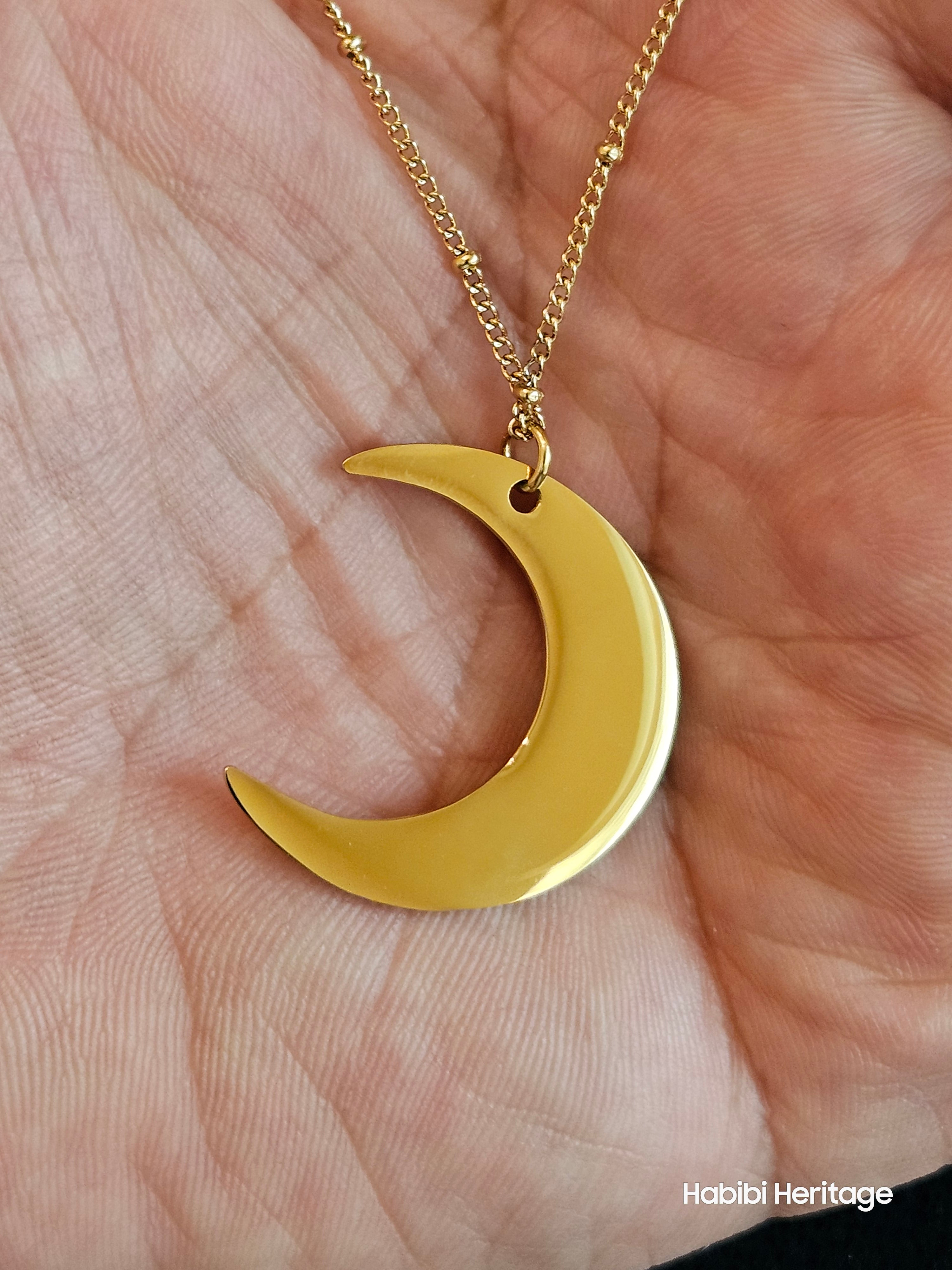 Ayatul Kursi Moon Necklace