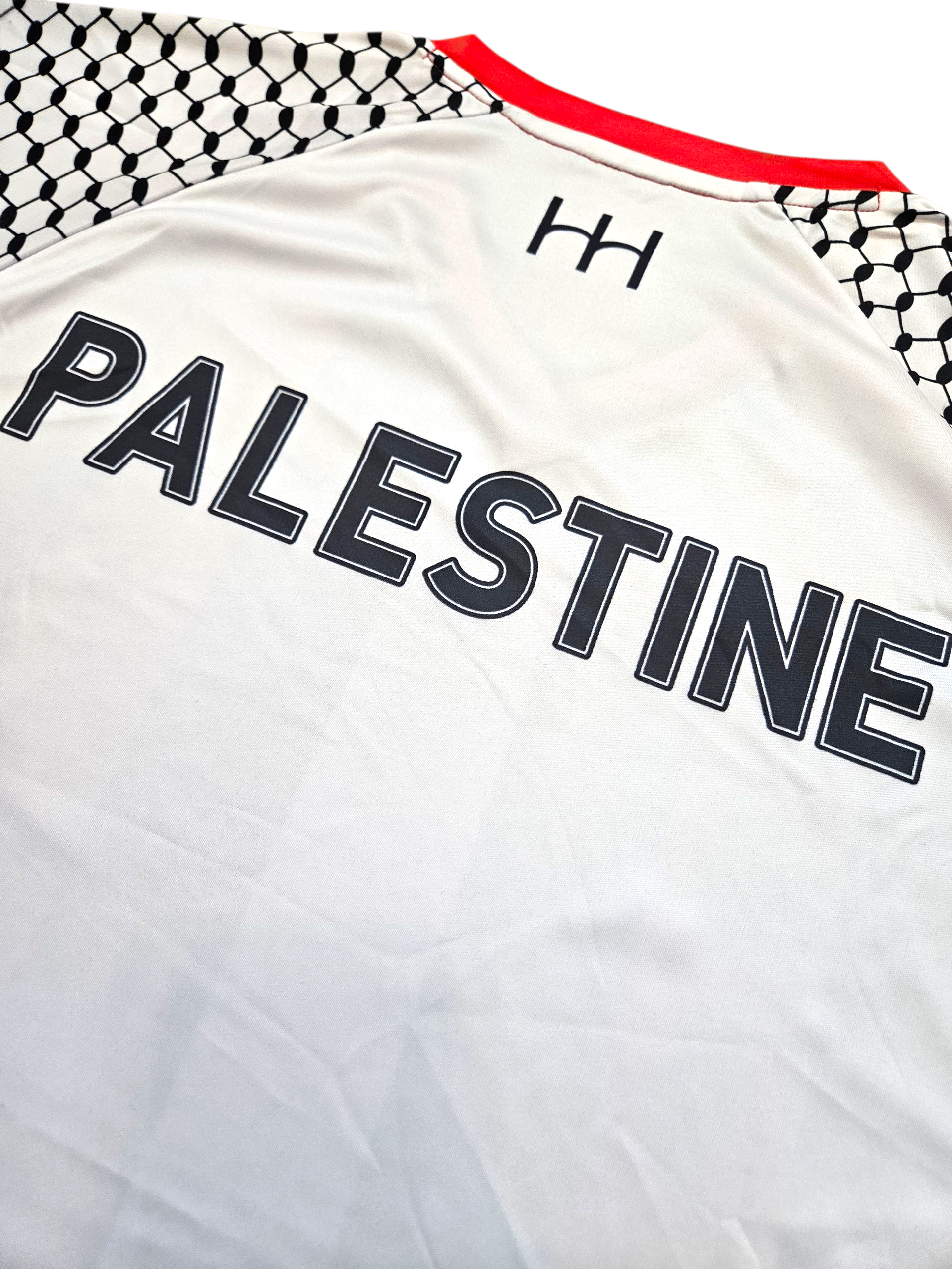 New Palestine Soccer Jersey Dri-Fit - 2 Styles keffiyeh Sleeves Embroidery