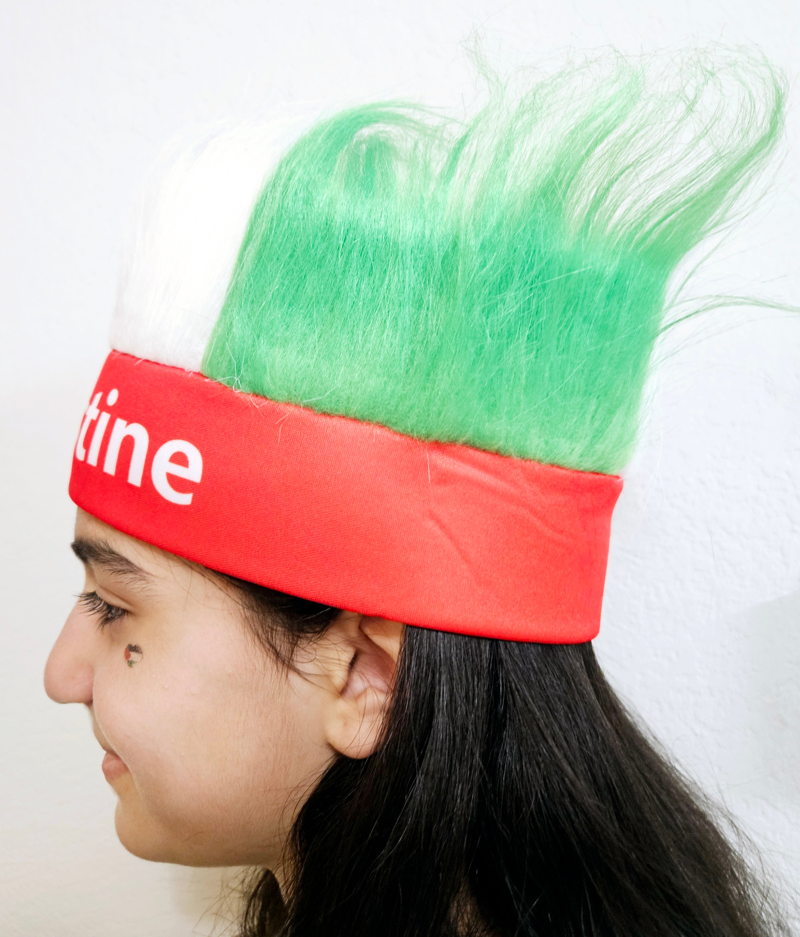 Palestine Wig Hair Headband Headgear - Habibi Heritage
