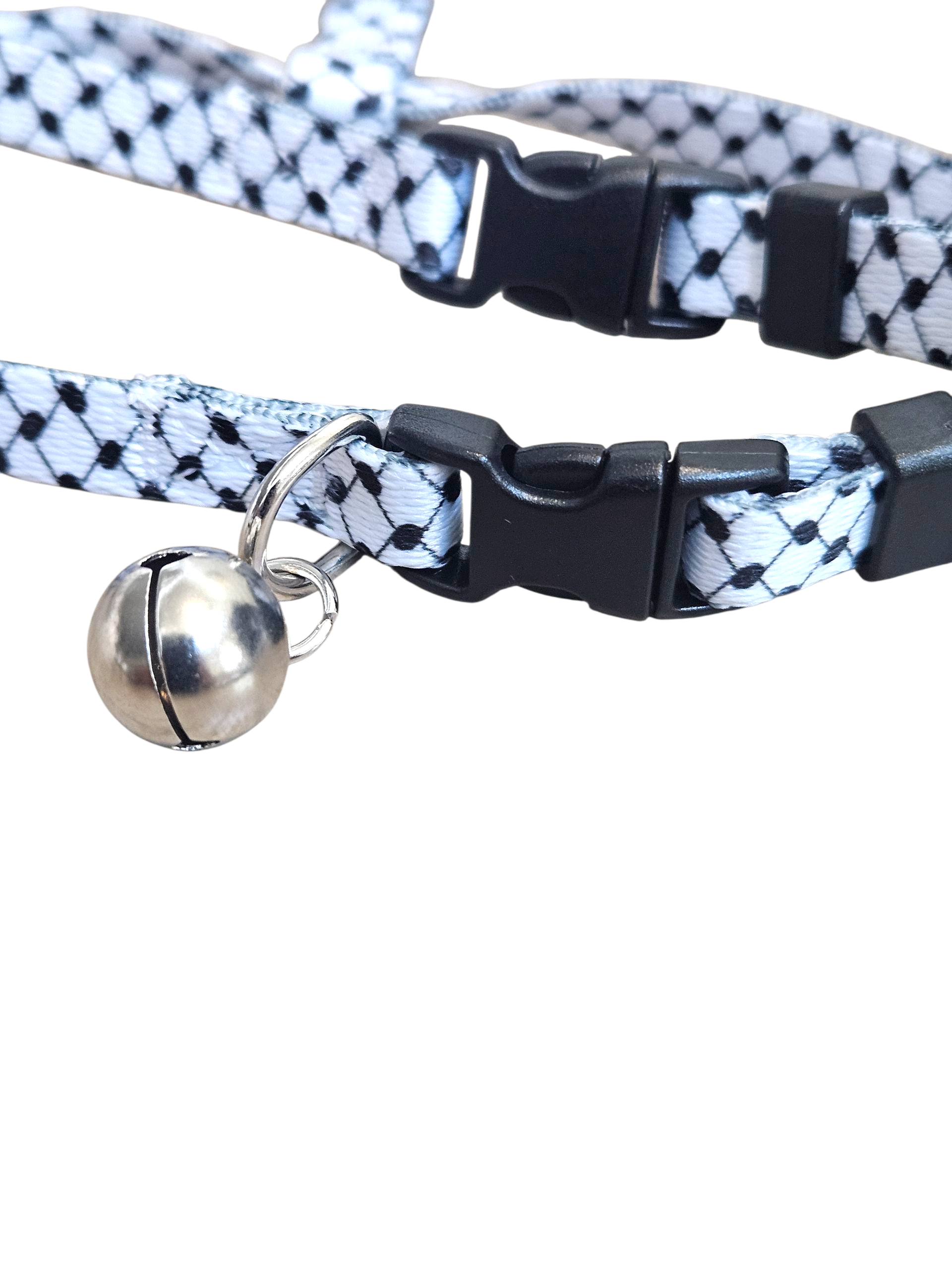 Cat Harness & Leash Set - Watermelon and Keffiyeh Pattern