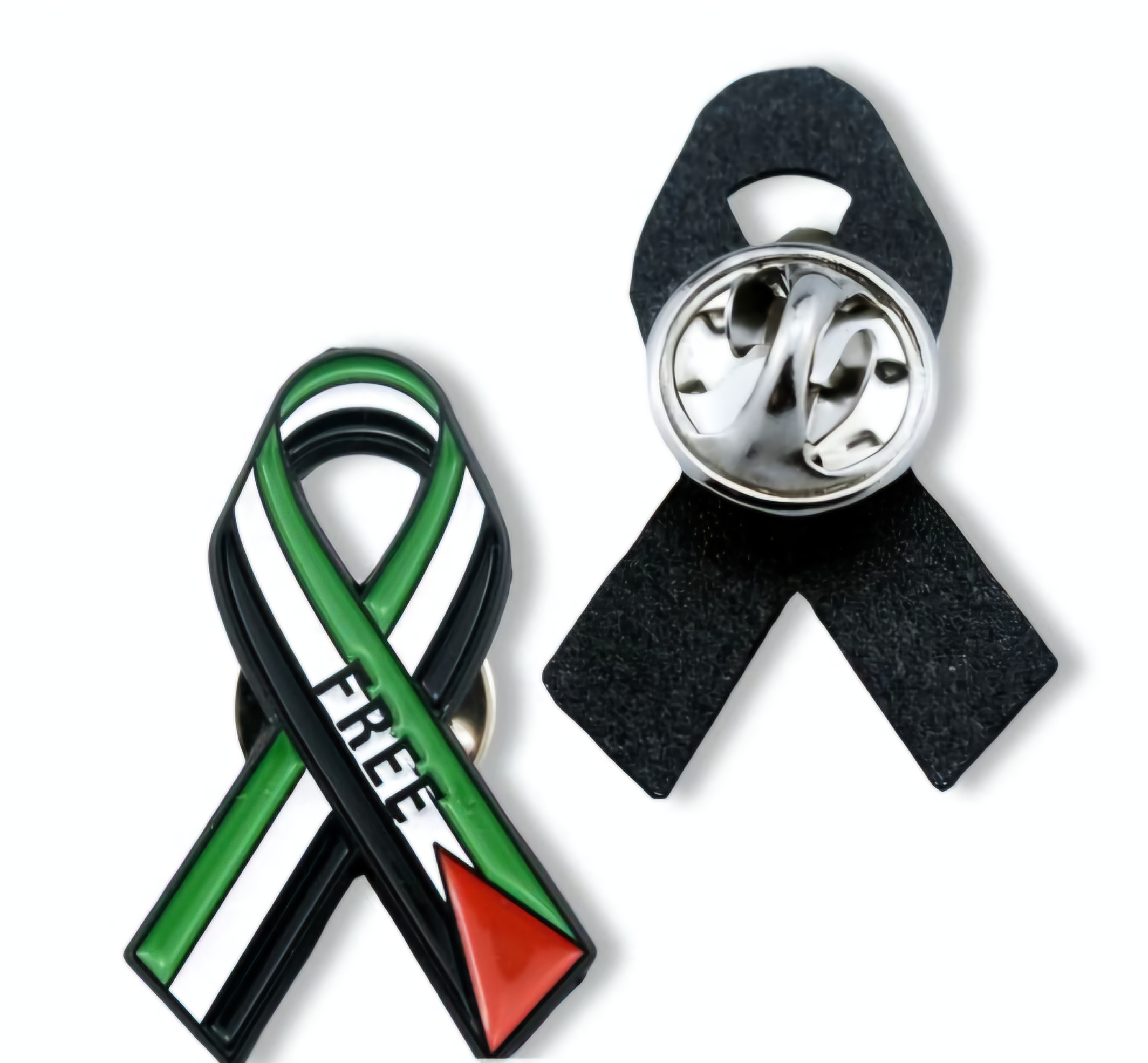 Palestinian Themed Pins / Lapels Stainless Steel Keffiyeh Handala Palestine Flag Pin