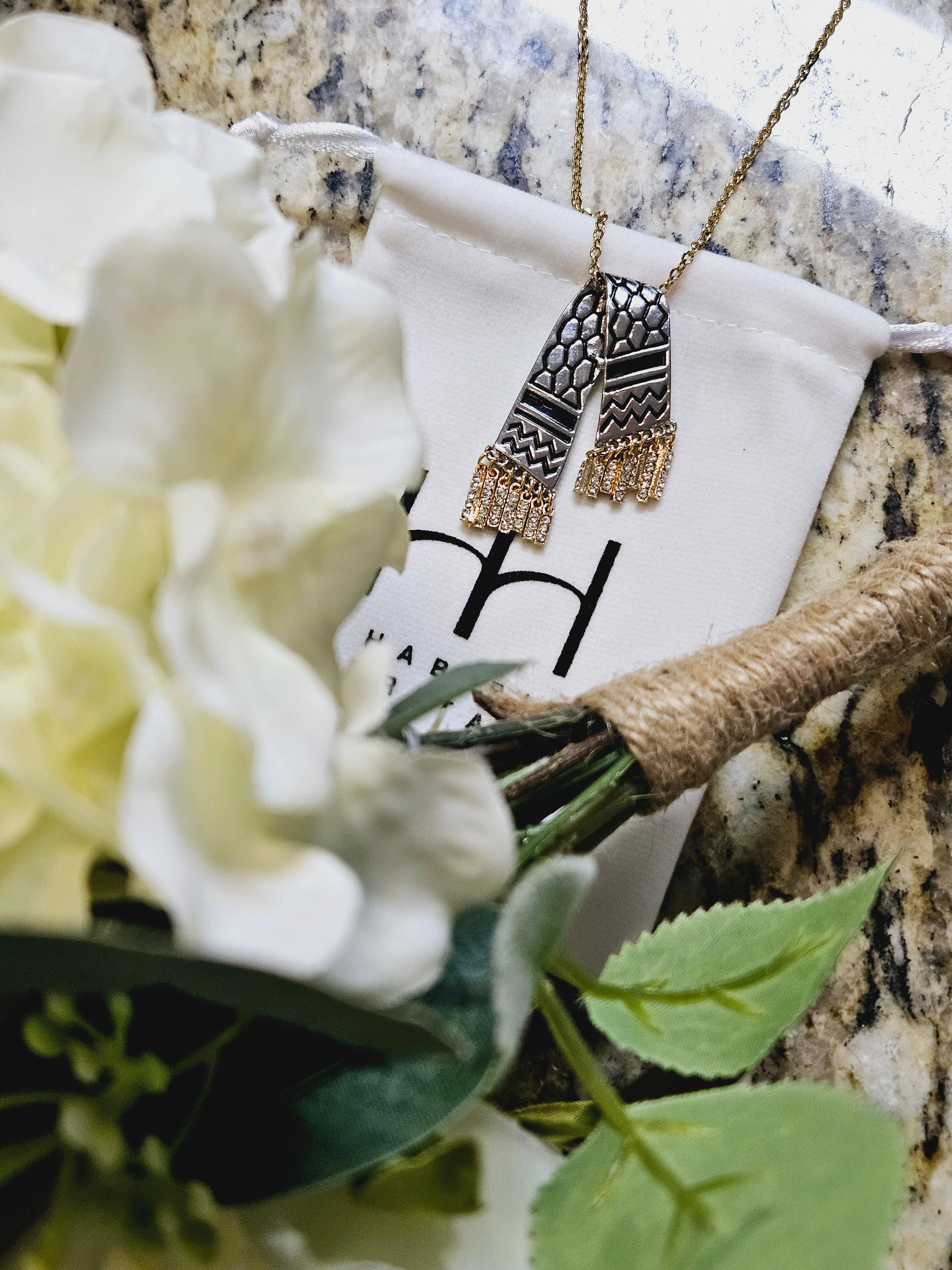 Palestine Keffiyeh Necklace - Habibi Heritage