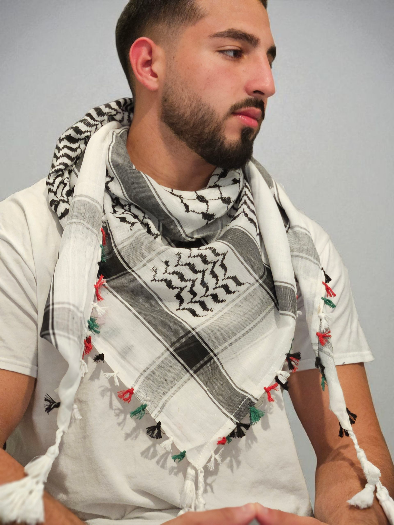 Palestine Keffiyeh Woven Hatta Kuffiyeh Multi use Kufiya