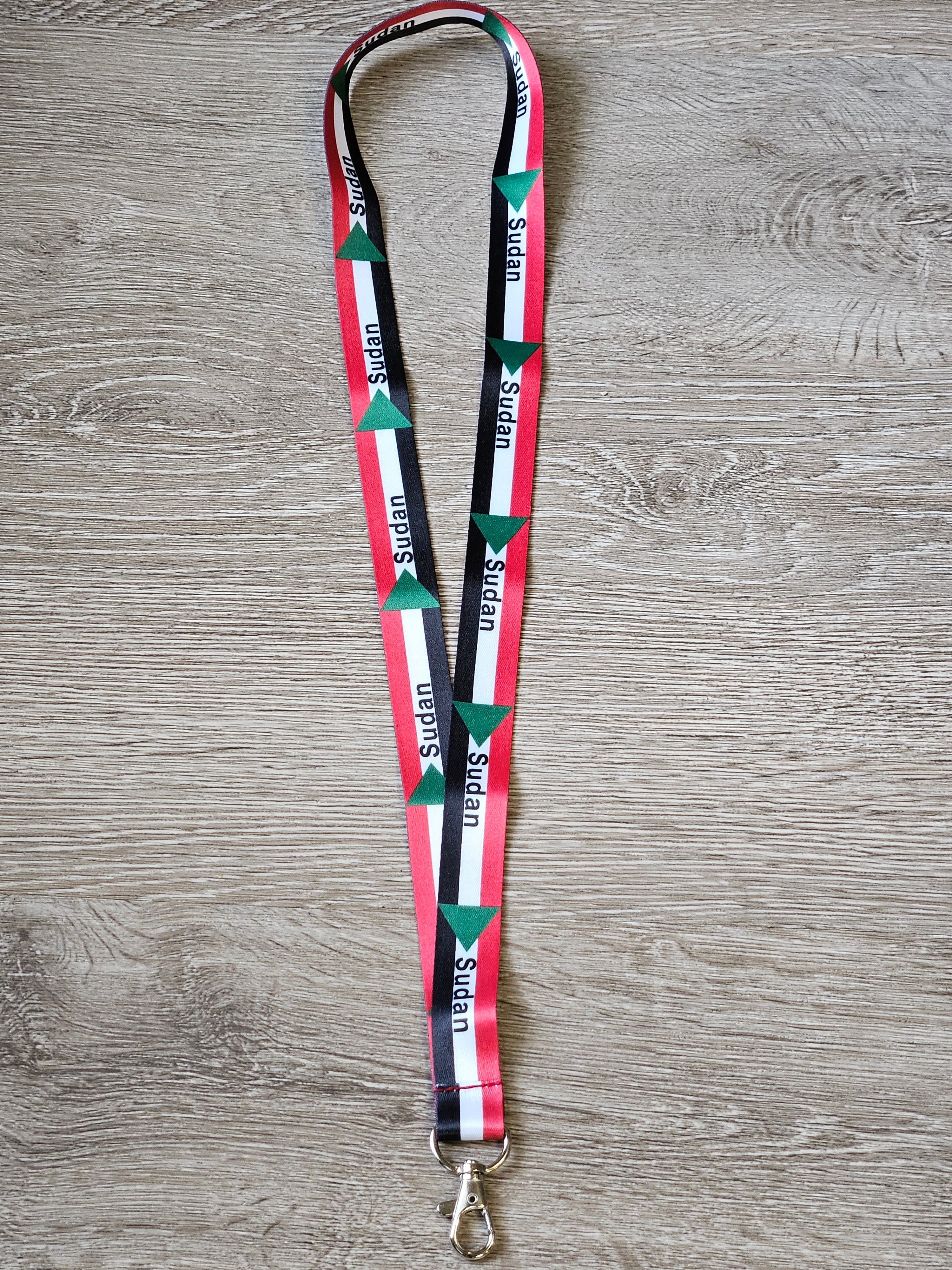 Lanyard - Country Key Holder / Badge Holder / ID Holder - Habibi Heritage