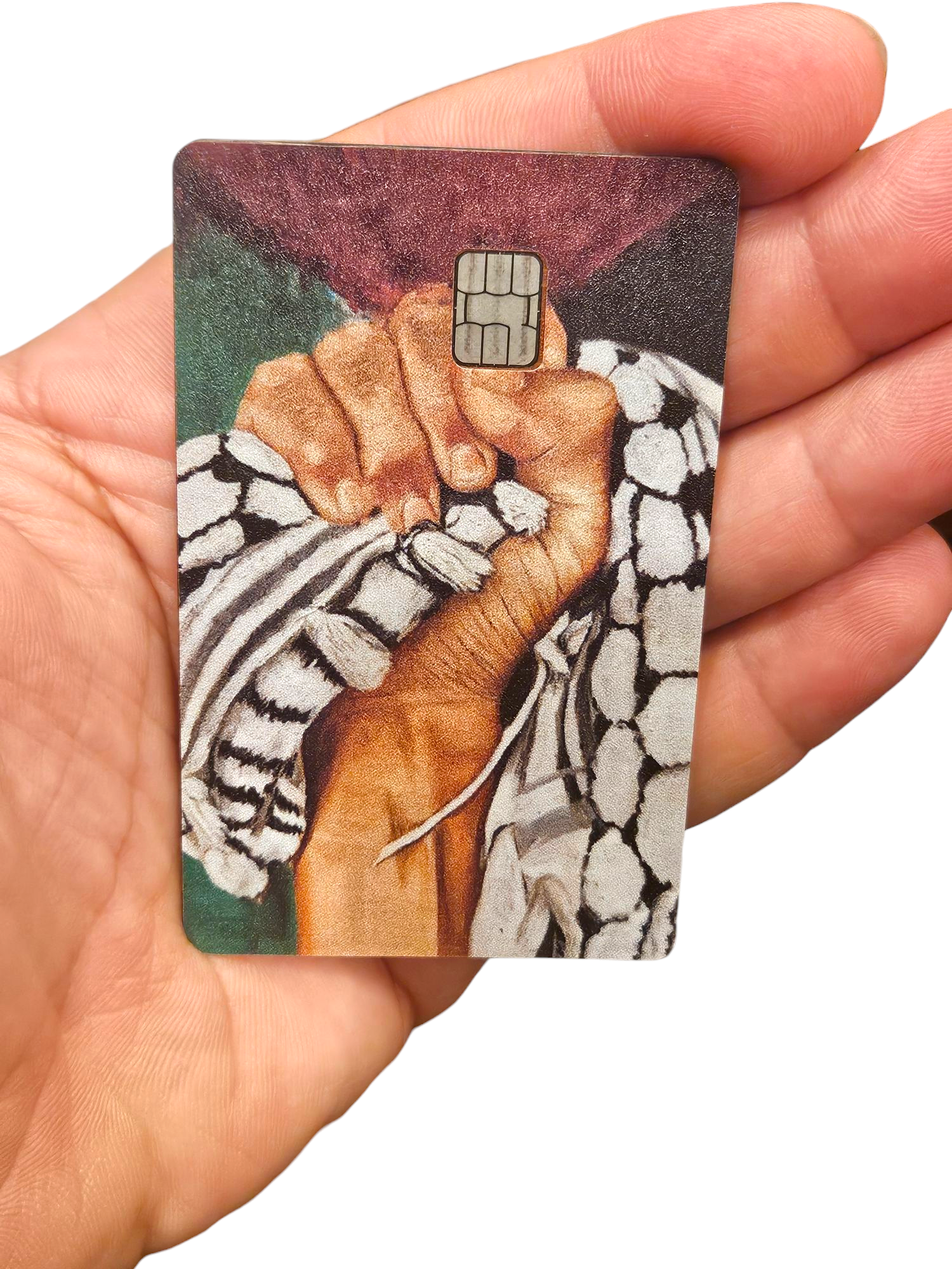 Palestine Credit Card Skin Palestinian keffiyeh Sticker for credit cards