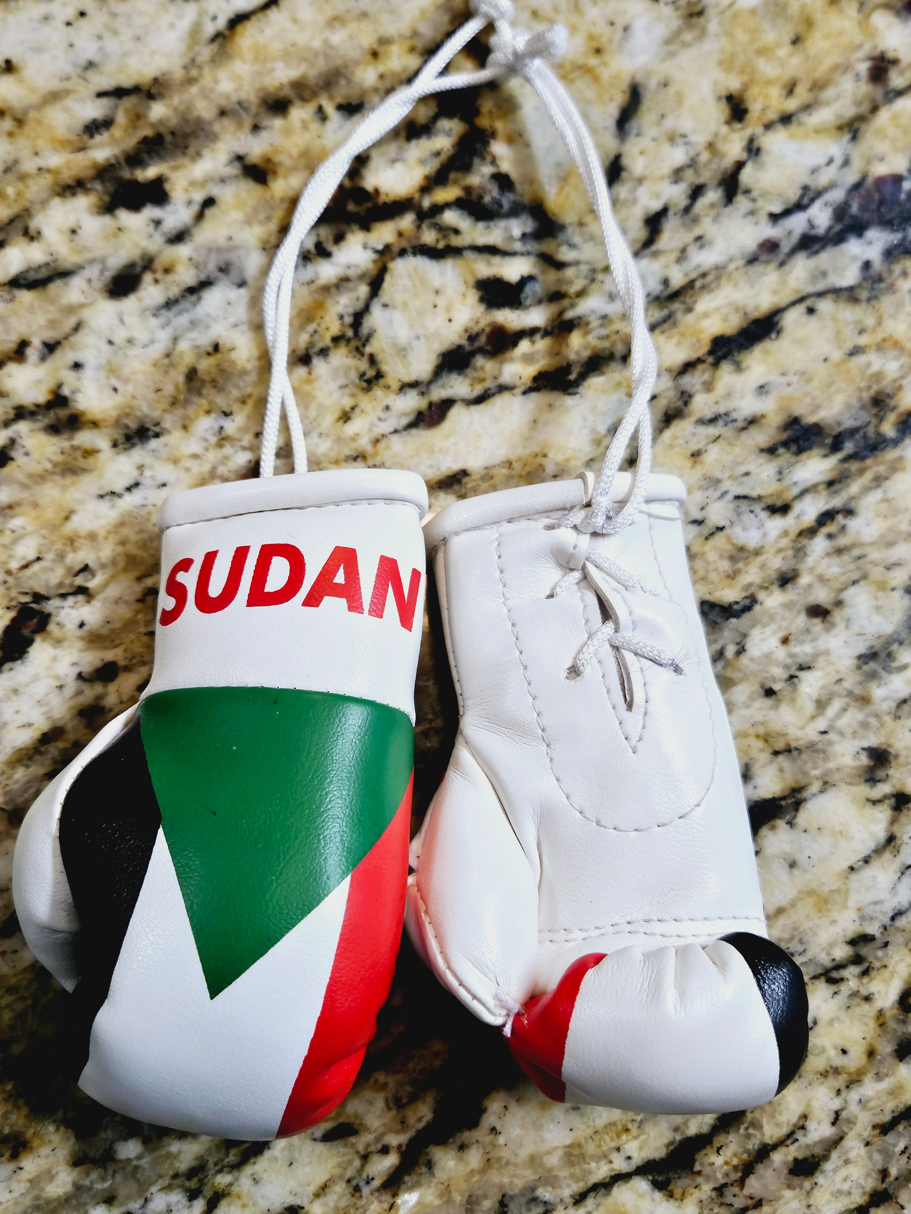 Country Flag Mini Boxing Gloves For Hanging - Habibi Heritage