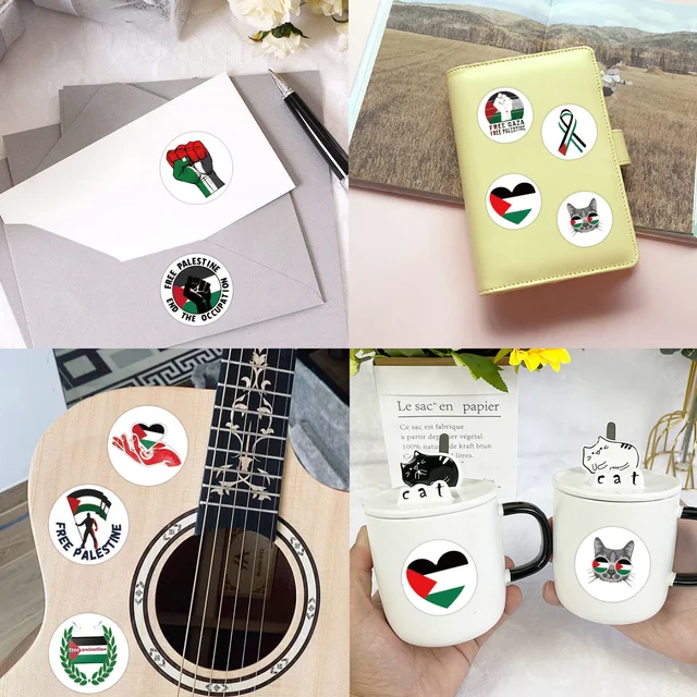 500 Count Roll Palestine Stickers - Palestinian stickers