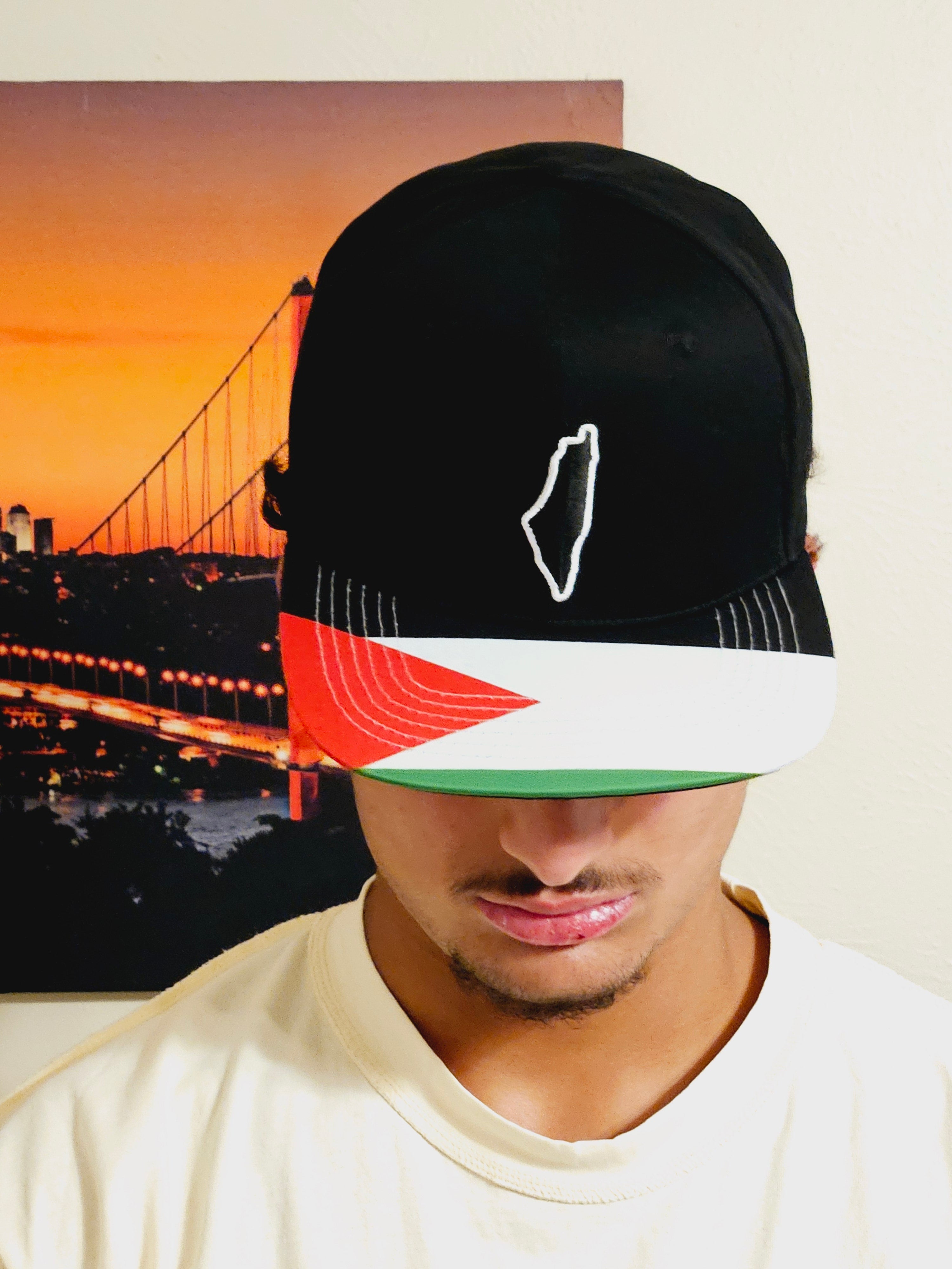 Palestine Hat Snapback Baseball Embroidered Hat