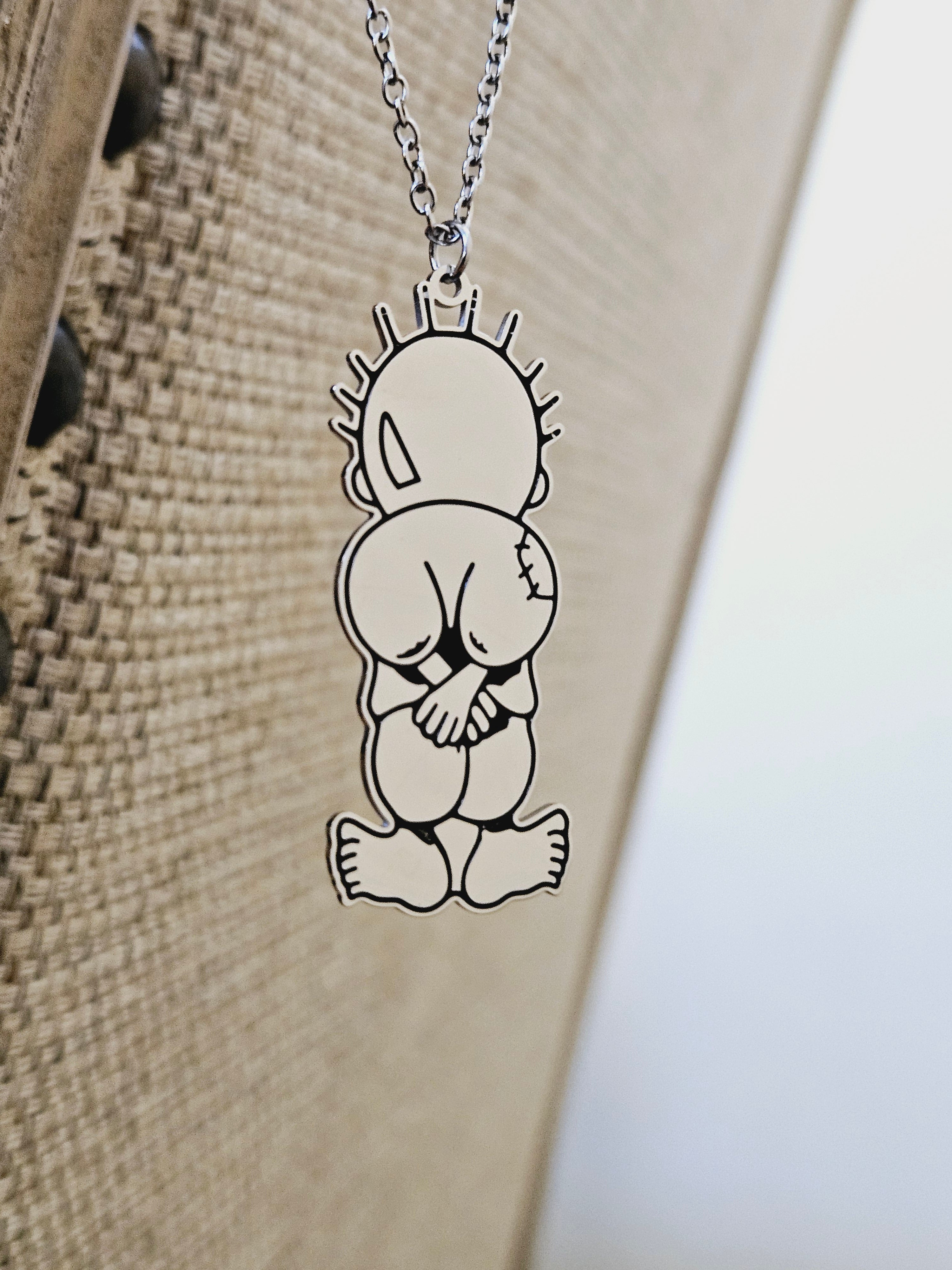 Handala Necklace – A Symbol of Resilience & Hope - Stainless Steel Silver