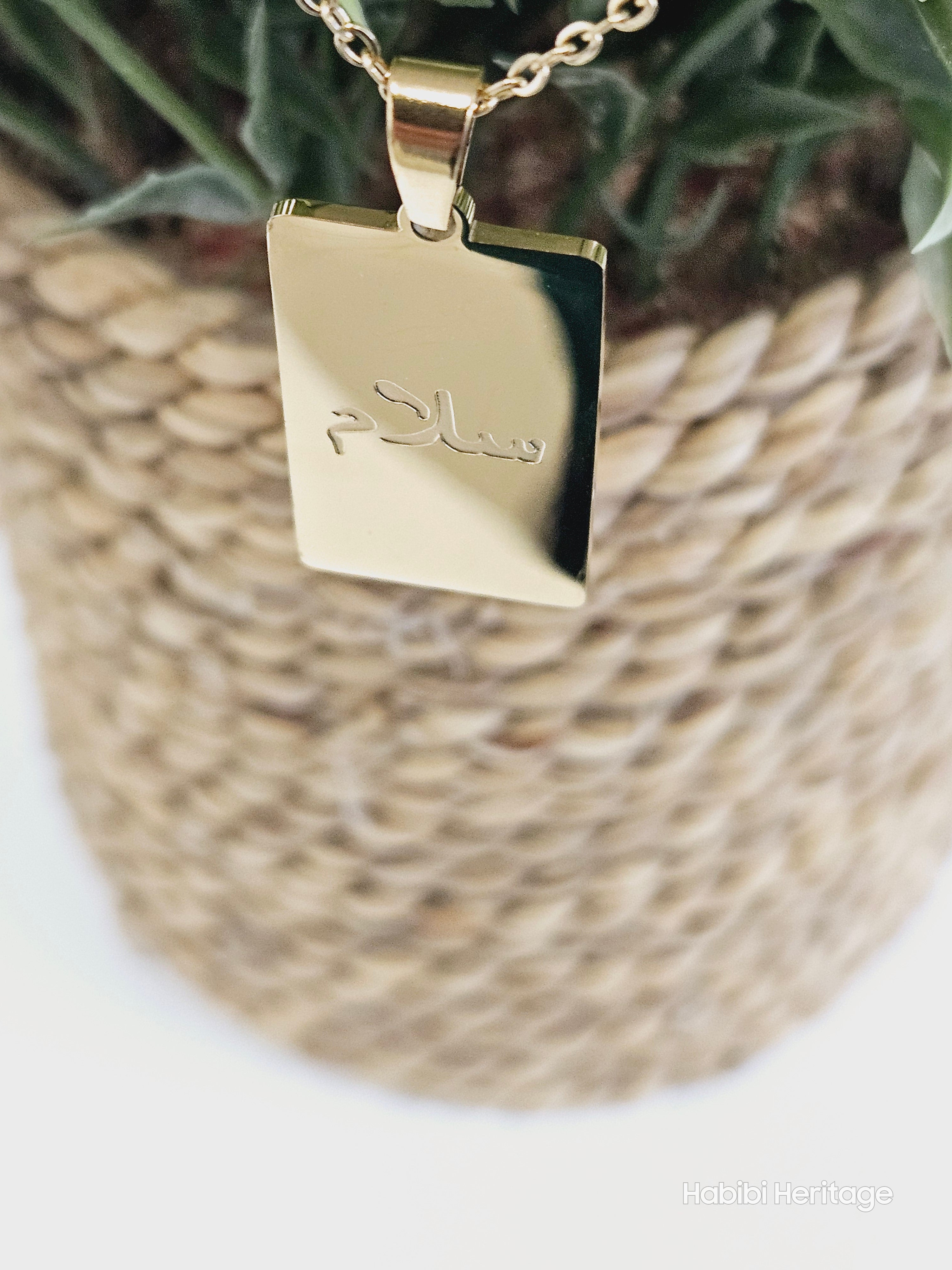 Salaam (Peace) Necklace - Habibi Heritage