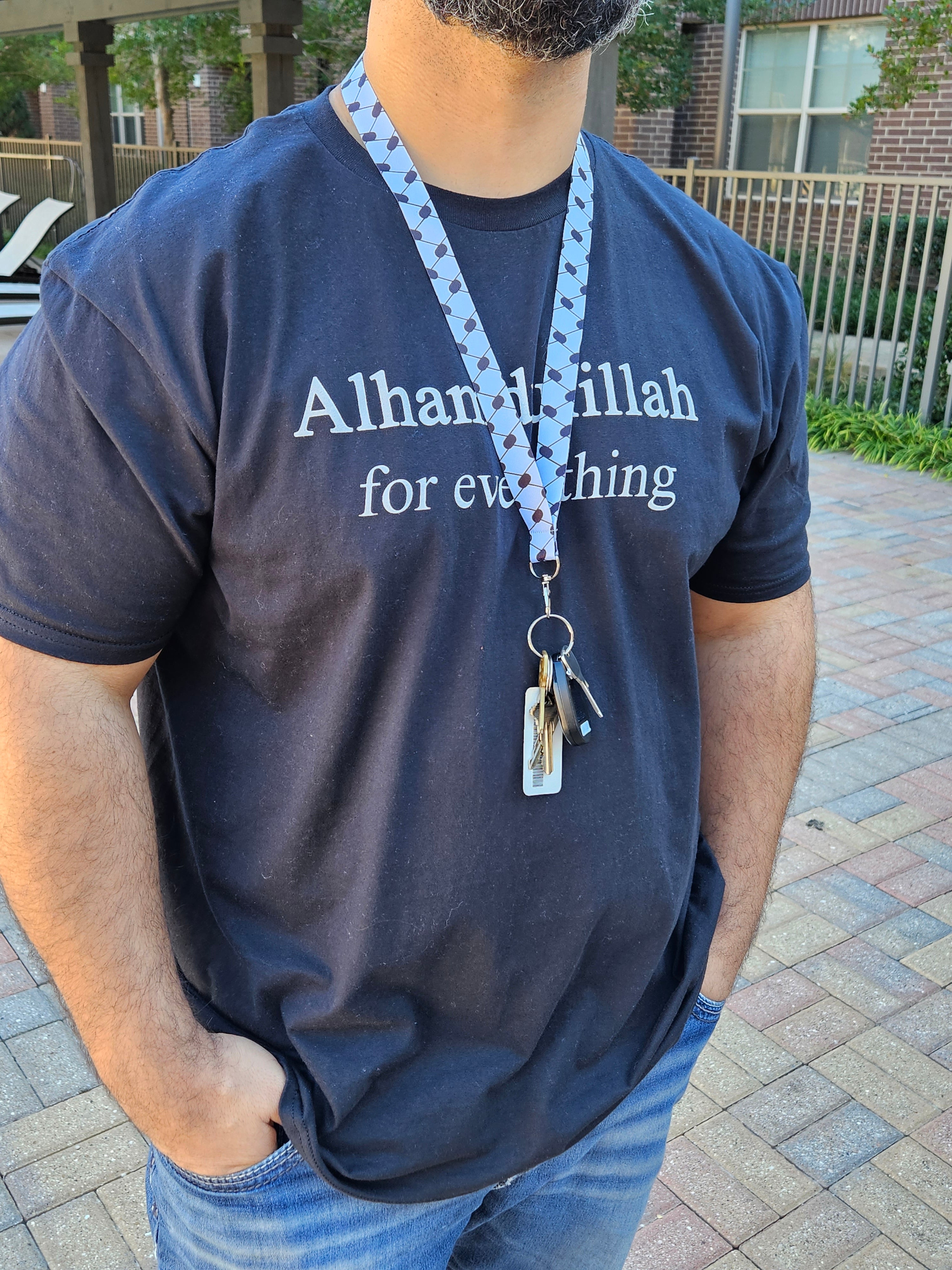 Lanyard - Palestine or Keffiyeh Key Holder / Badge Holder / ID Holder - Habibi Heritage