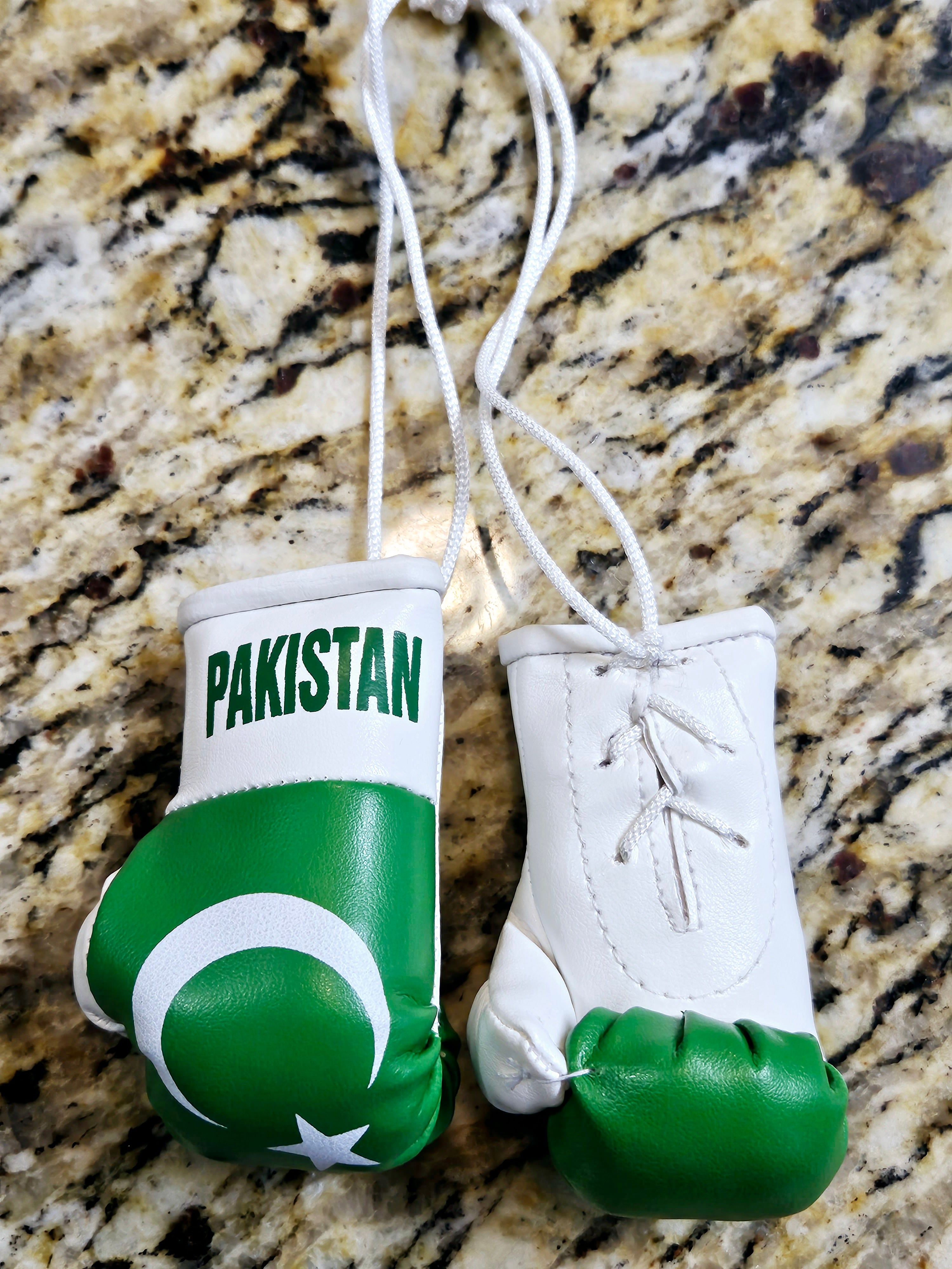 Country Flag Mini Boxing Gloves For Hanging - Habibi Heritage