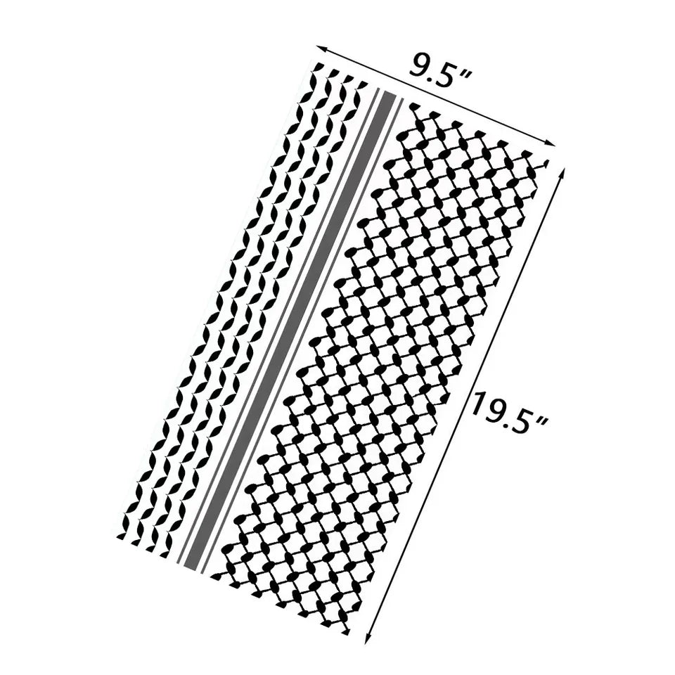 Palestine Multi Use Face Cover Headband Mask Bandana - Habibi Heritage