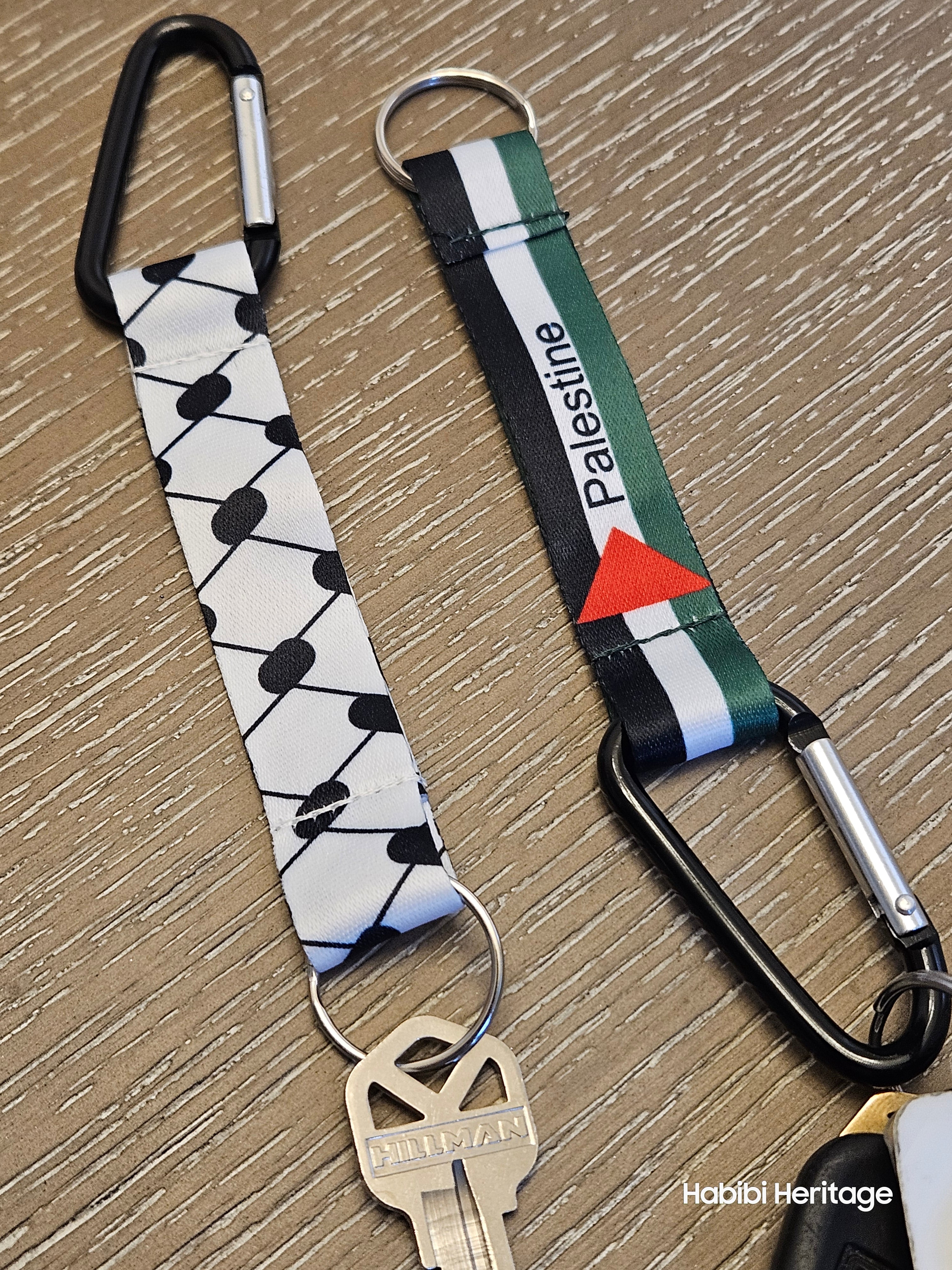 Keffiyeh or Palestine Keychain - Kufiya Palestinian Keyring