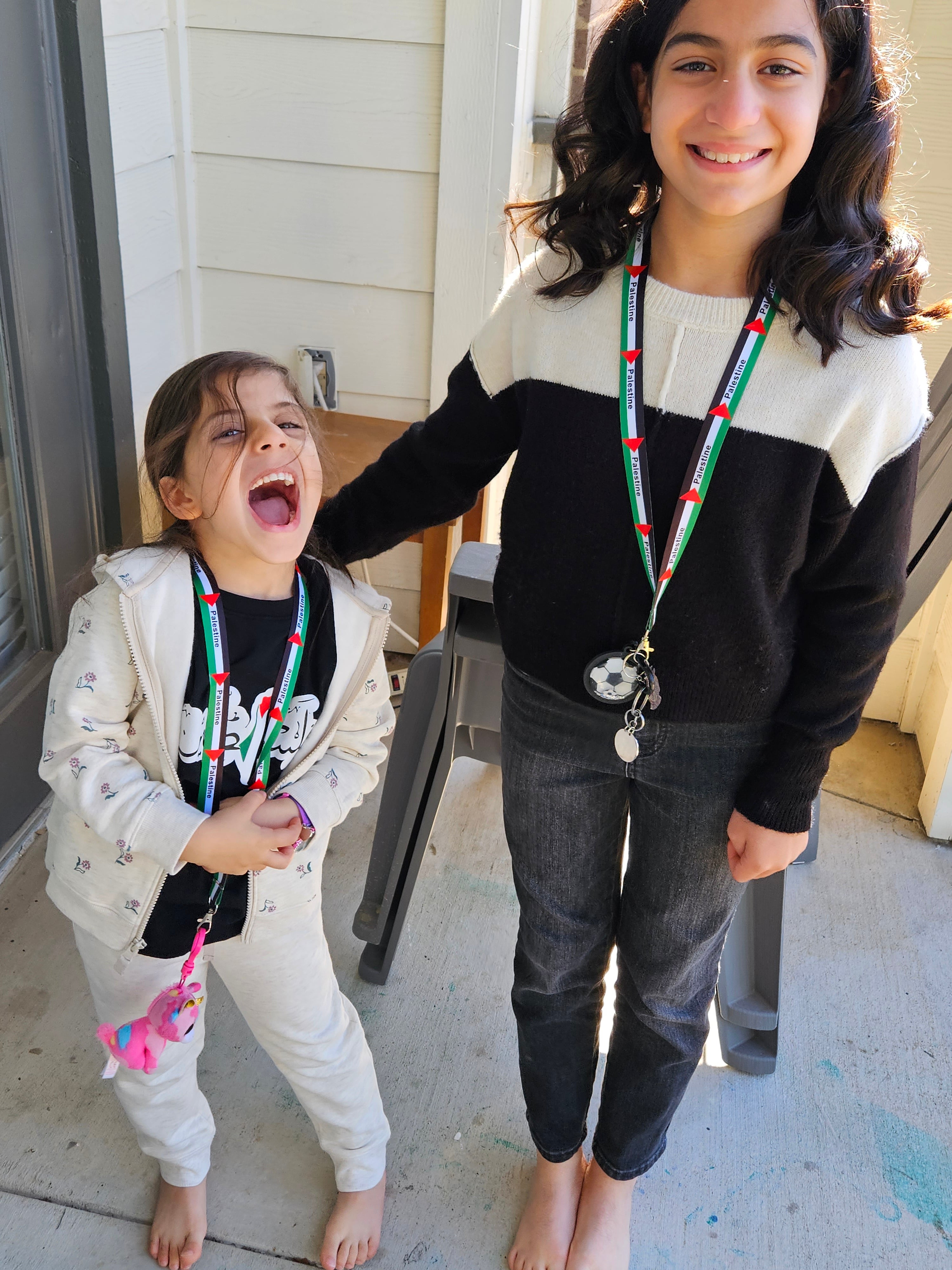 Lanyard - Palestine or Keffiyeh Key Holder / Badge Holder / ID Holder - Habibi Heritage