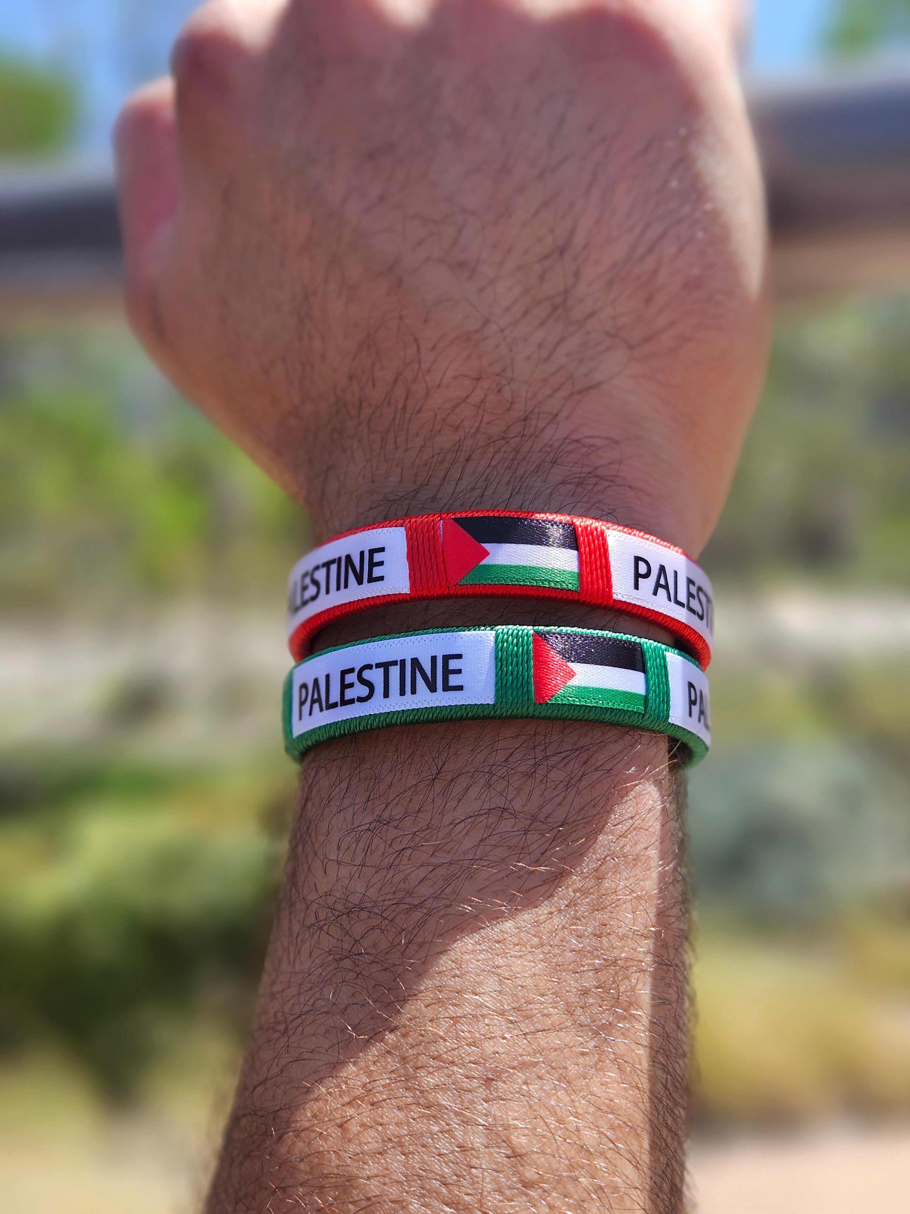 Palestine Open Wristband Bracelet
