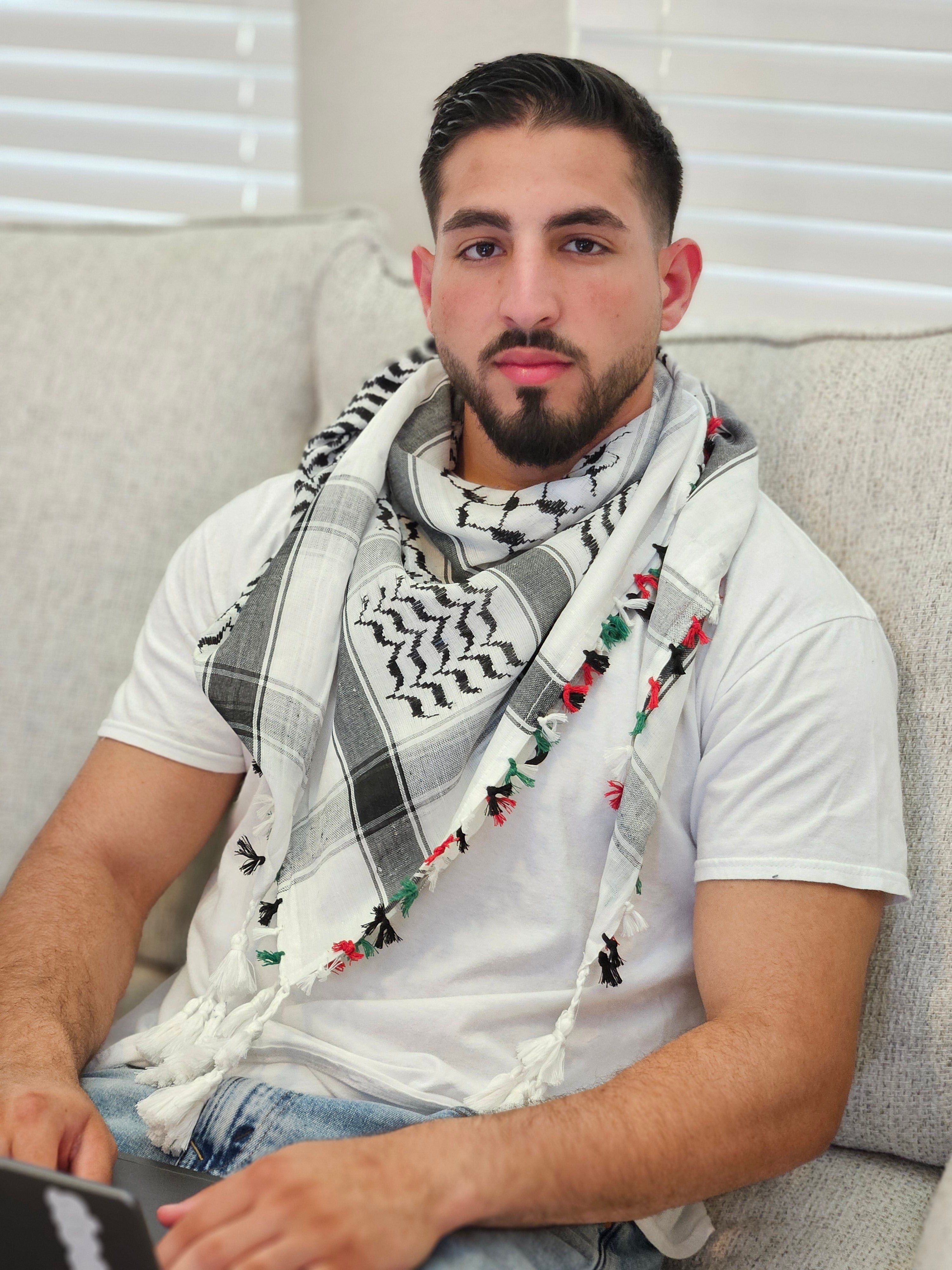 Palestine Keffiyeh Woven Hatta Kuffiyeh Multi use Kufiya