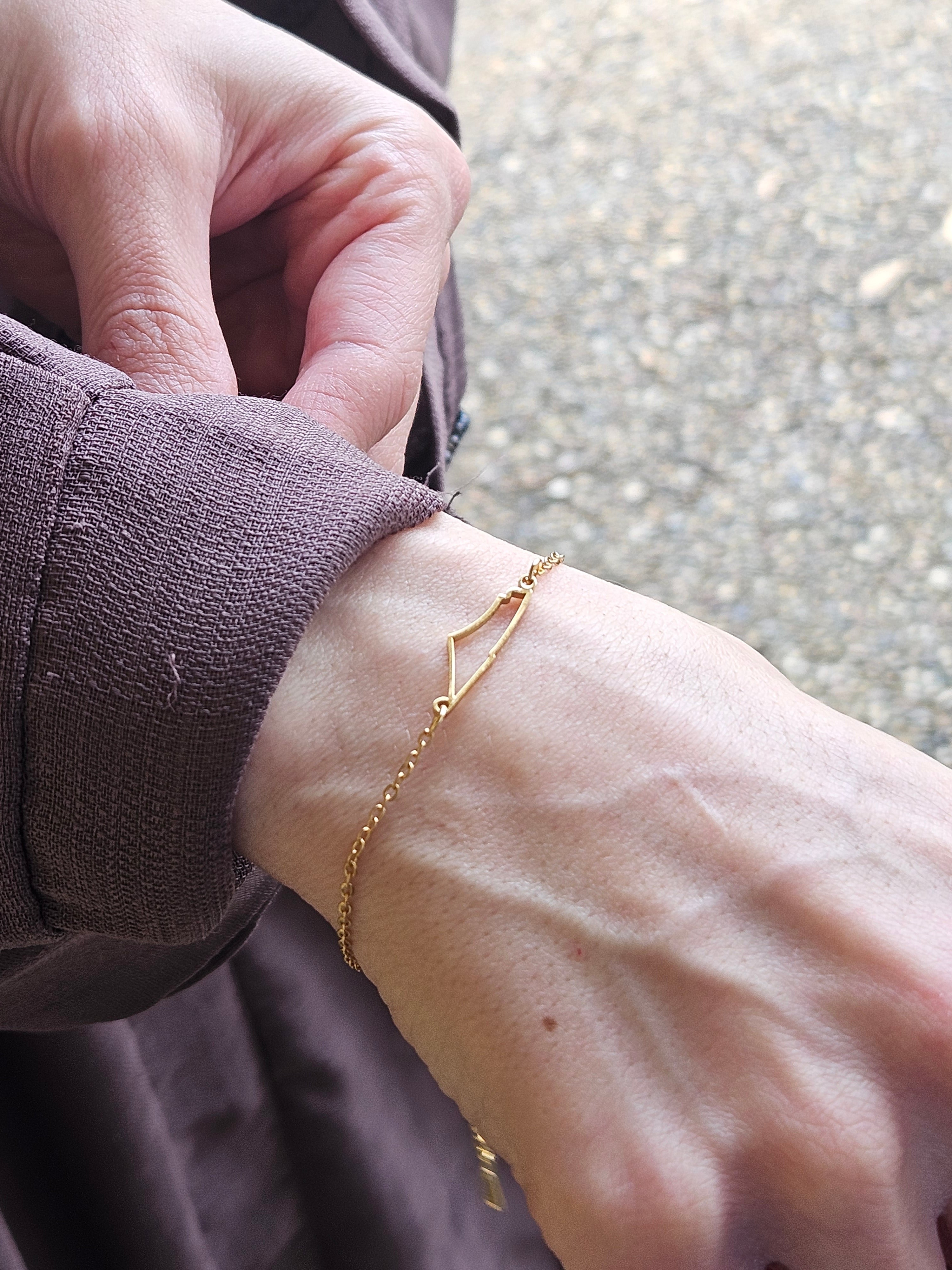 Palestine Map Bracelet - Habibi Heritage