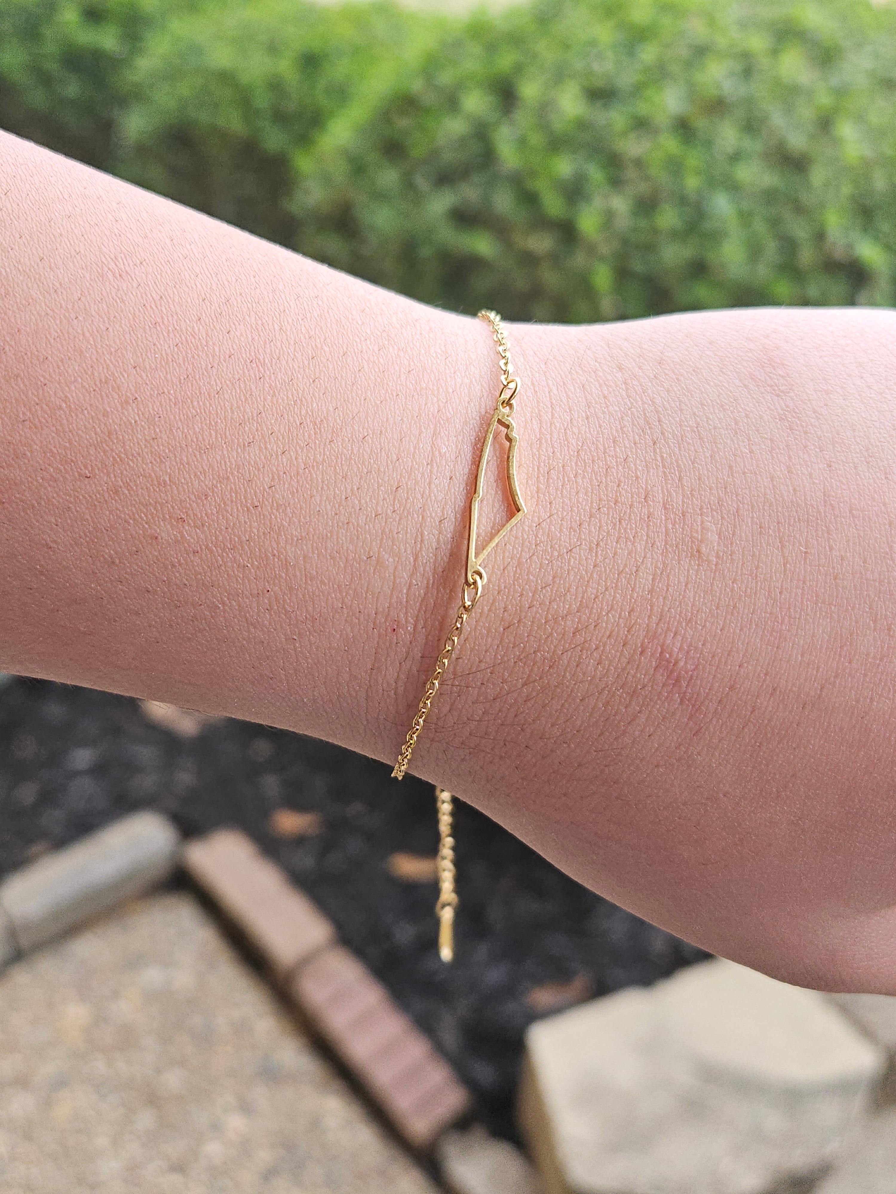 Palestine Map Bracelet - Habibi Heritage