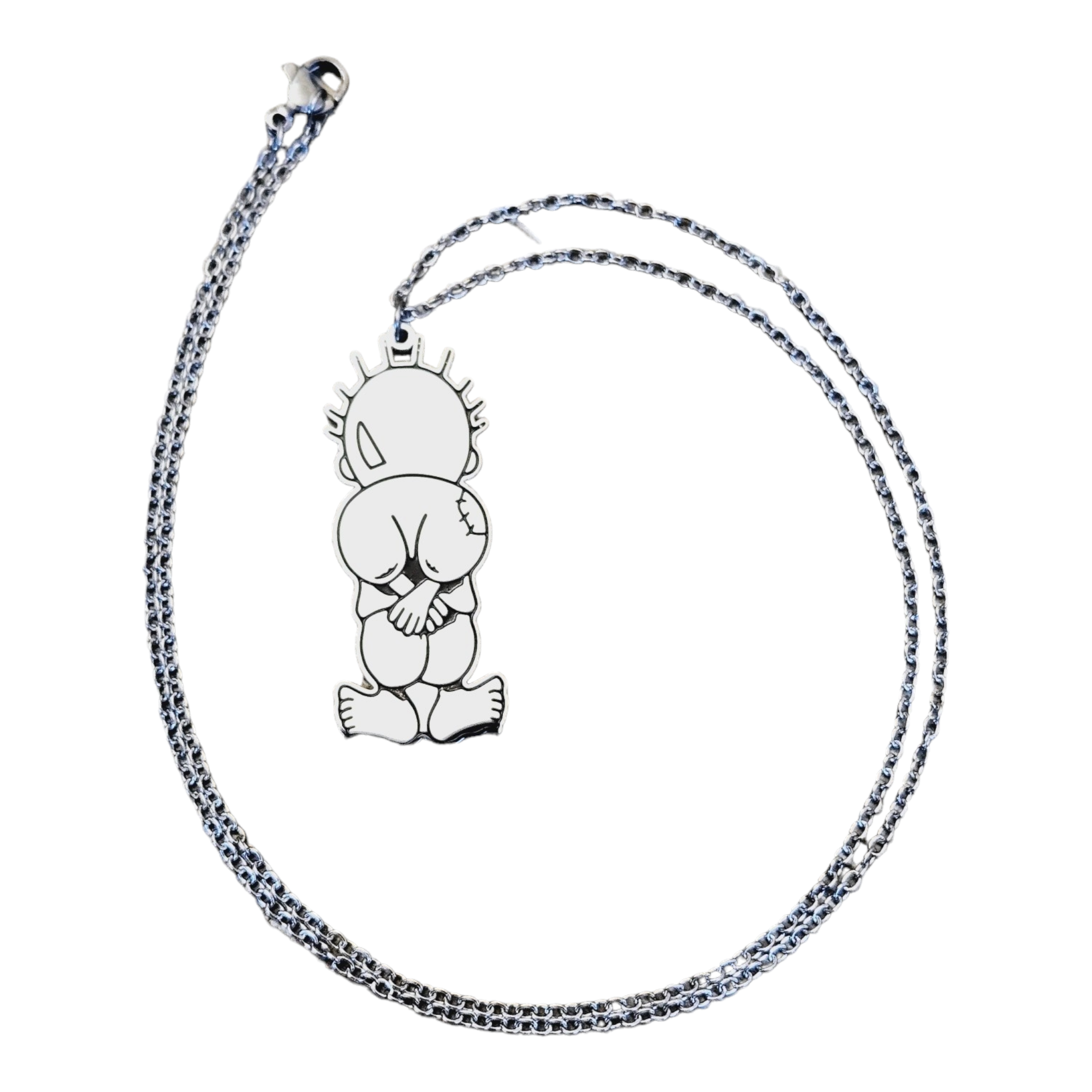 Handala Necklace – A Symbol of Resilience & Hope - Stainless Steel Silver