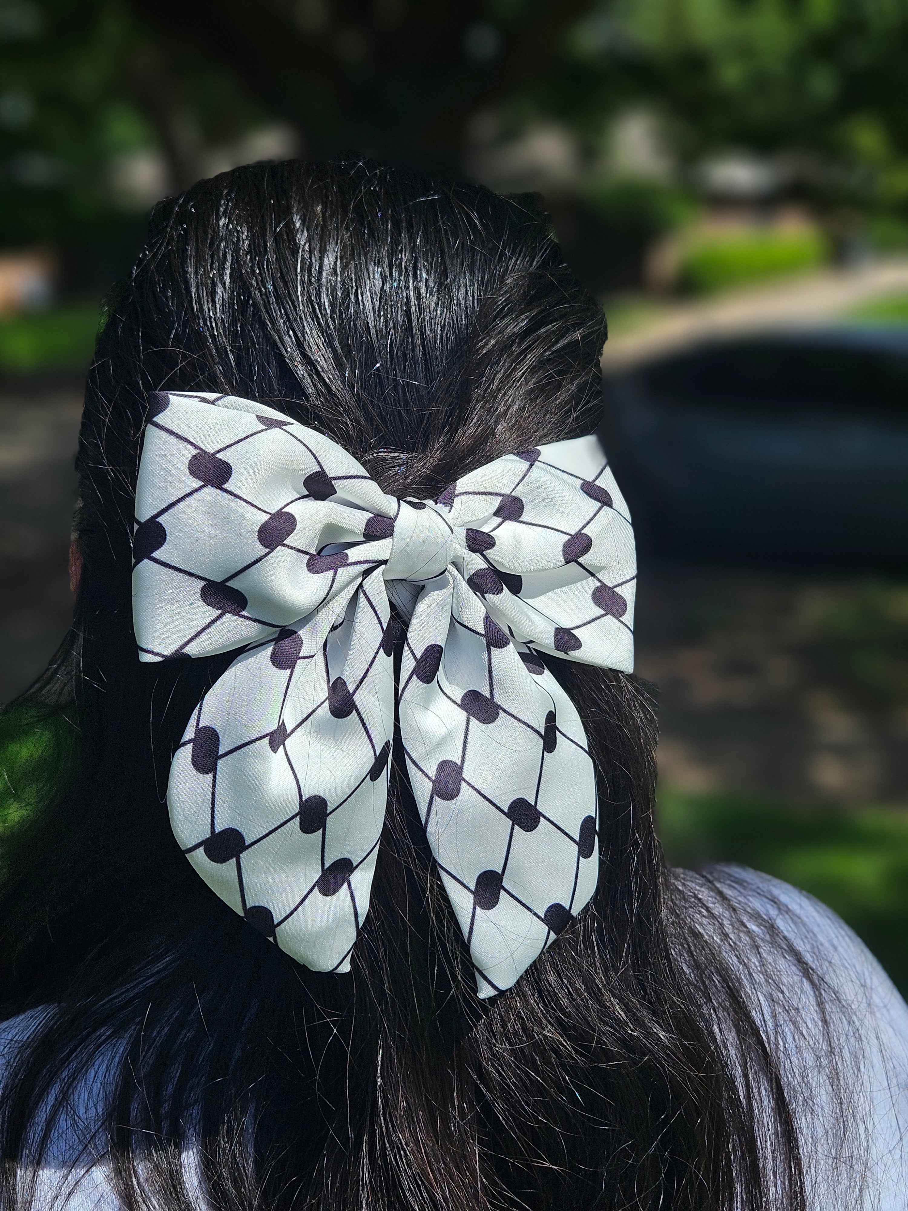 Keffiyeh Hatta Scrunchie Hair Tie Accessory