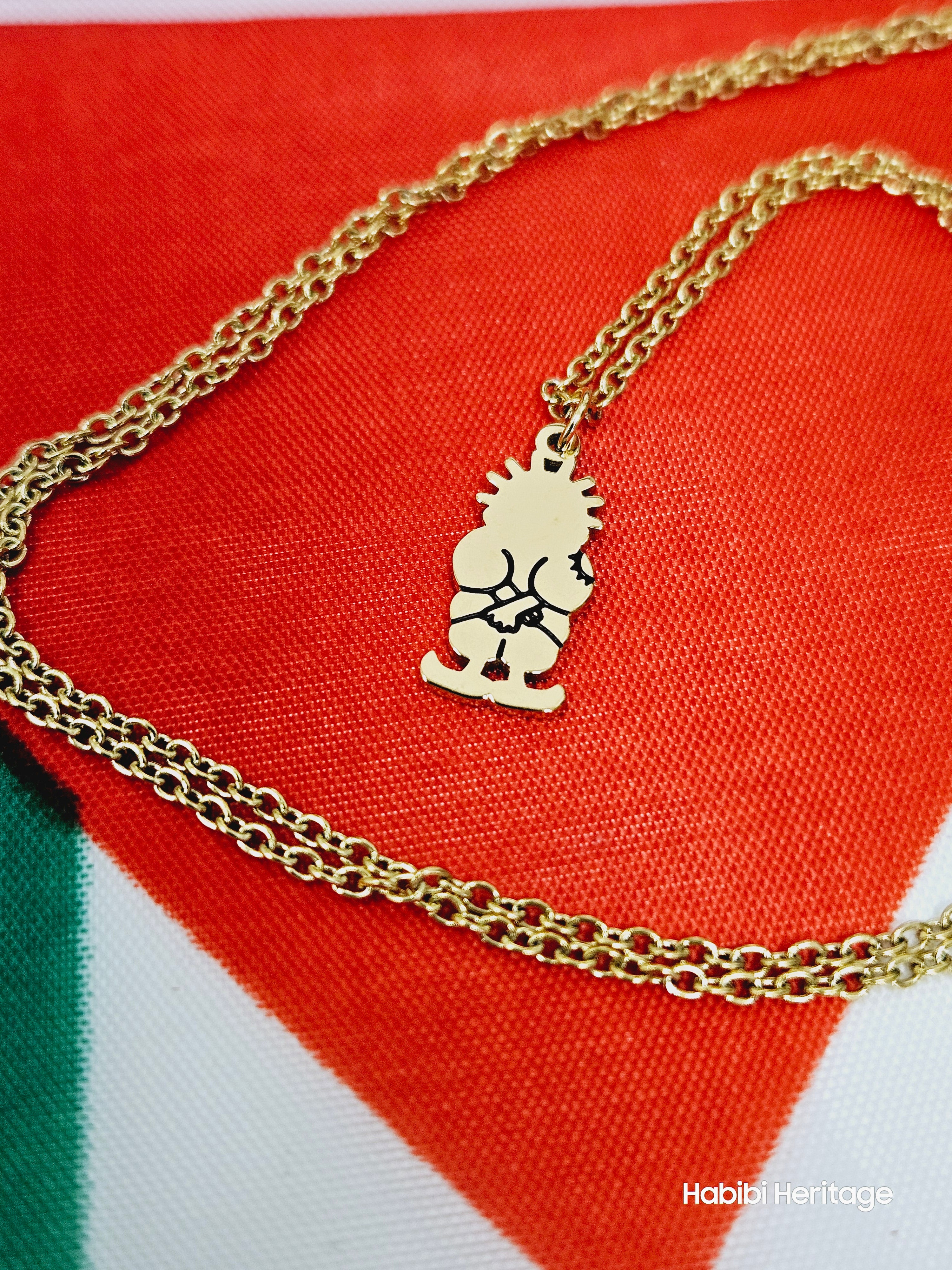 Handala Necklace - Palestinian Boy - Habibi Heritage