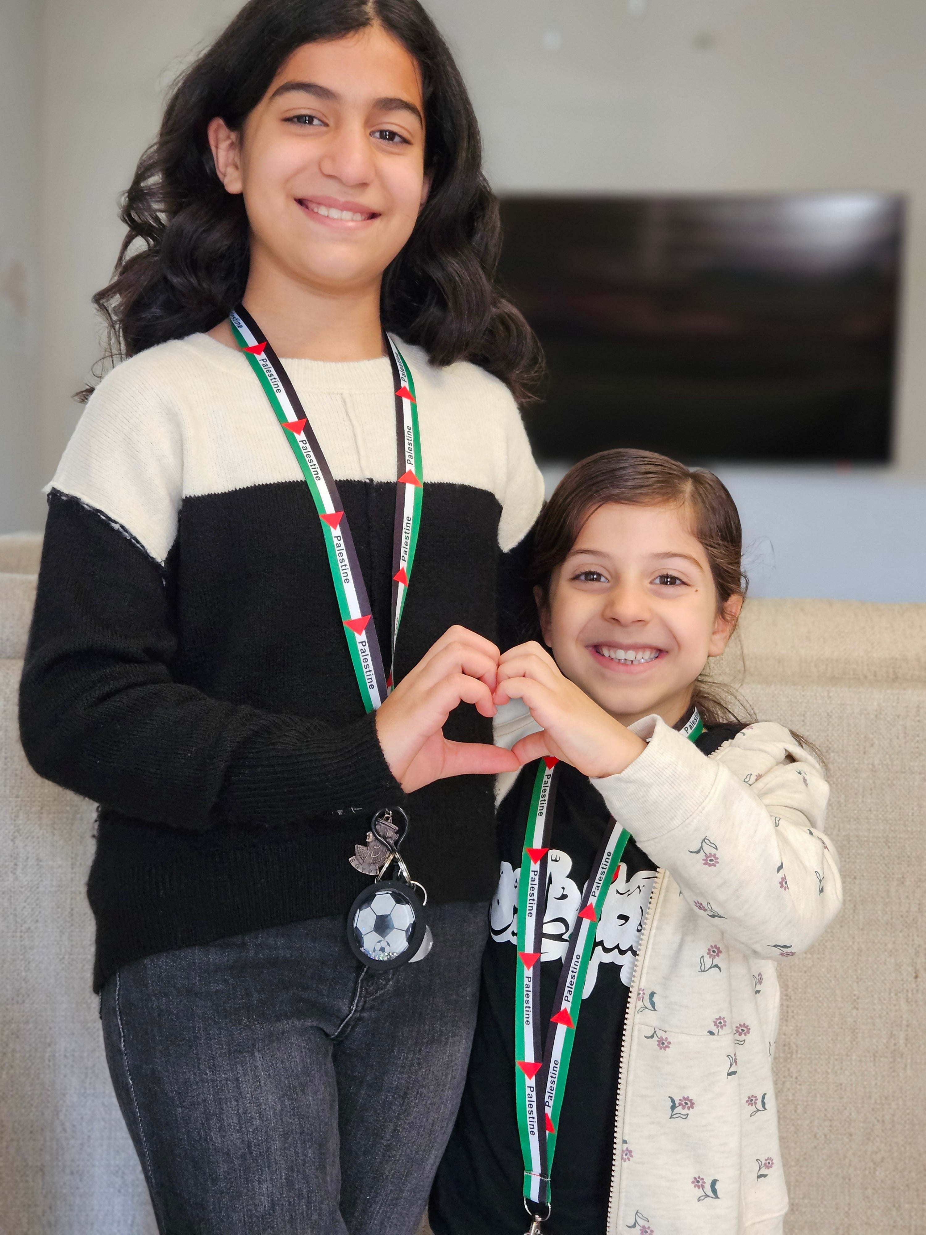 Lanyard - Palestine or Keffiyeh Key Holder / Badge Holder / ID Holder - Habibi Heritage