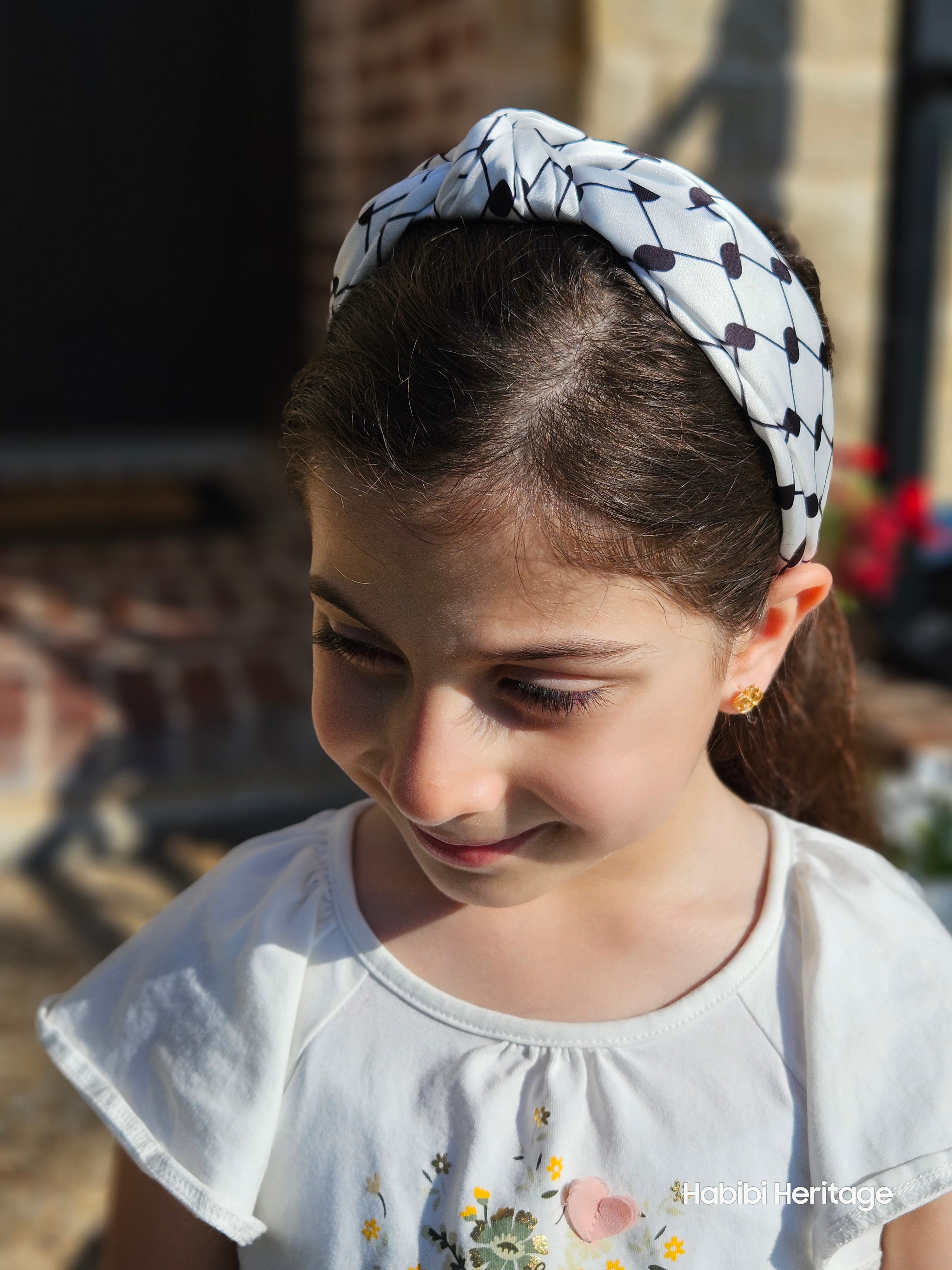 Keffiyeh knotted Headband Hatta