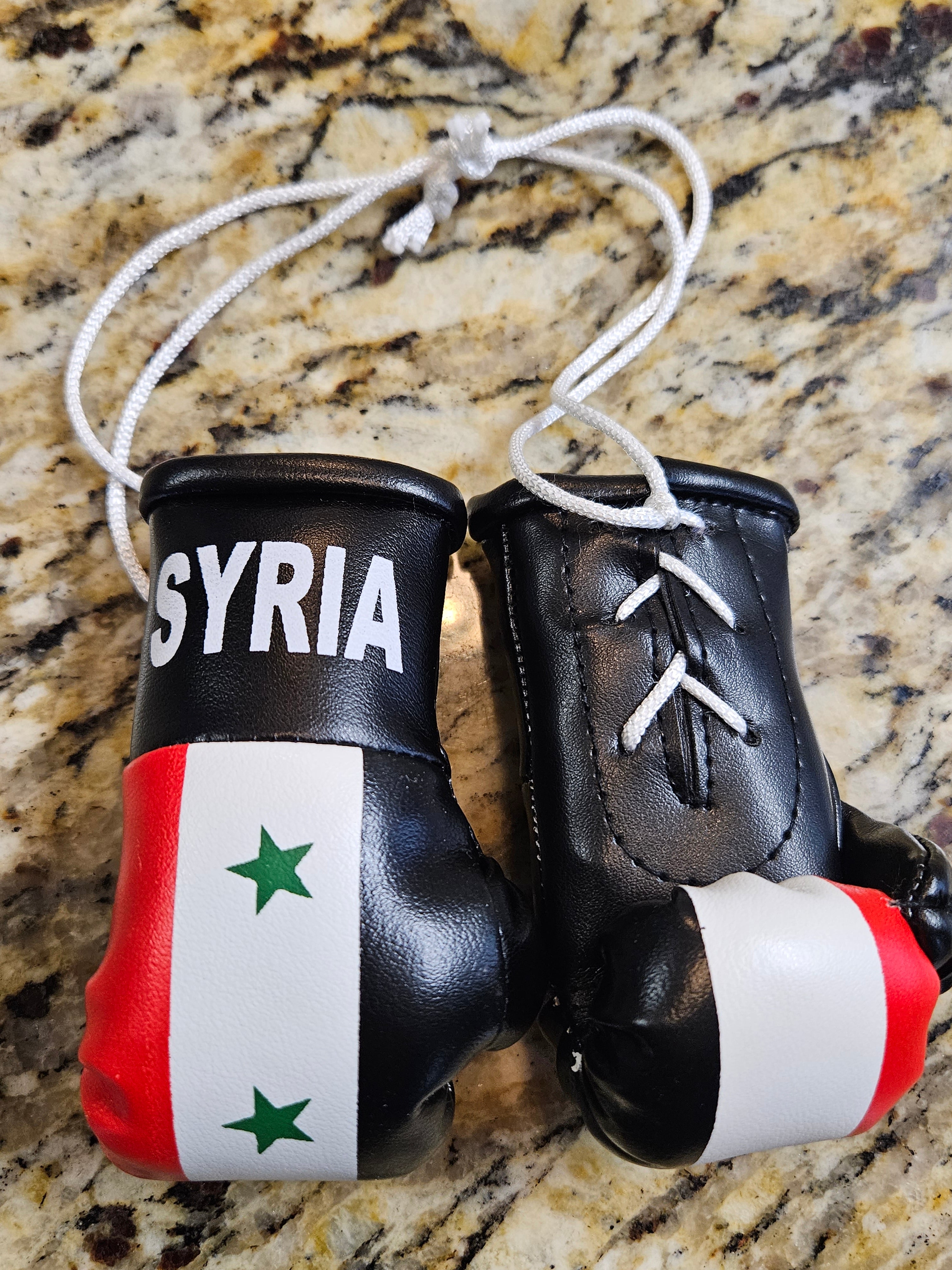 Country Flag Mini Boxing Gloves For Hanging - Habibi Heritage