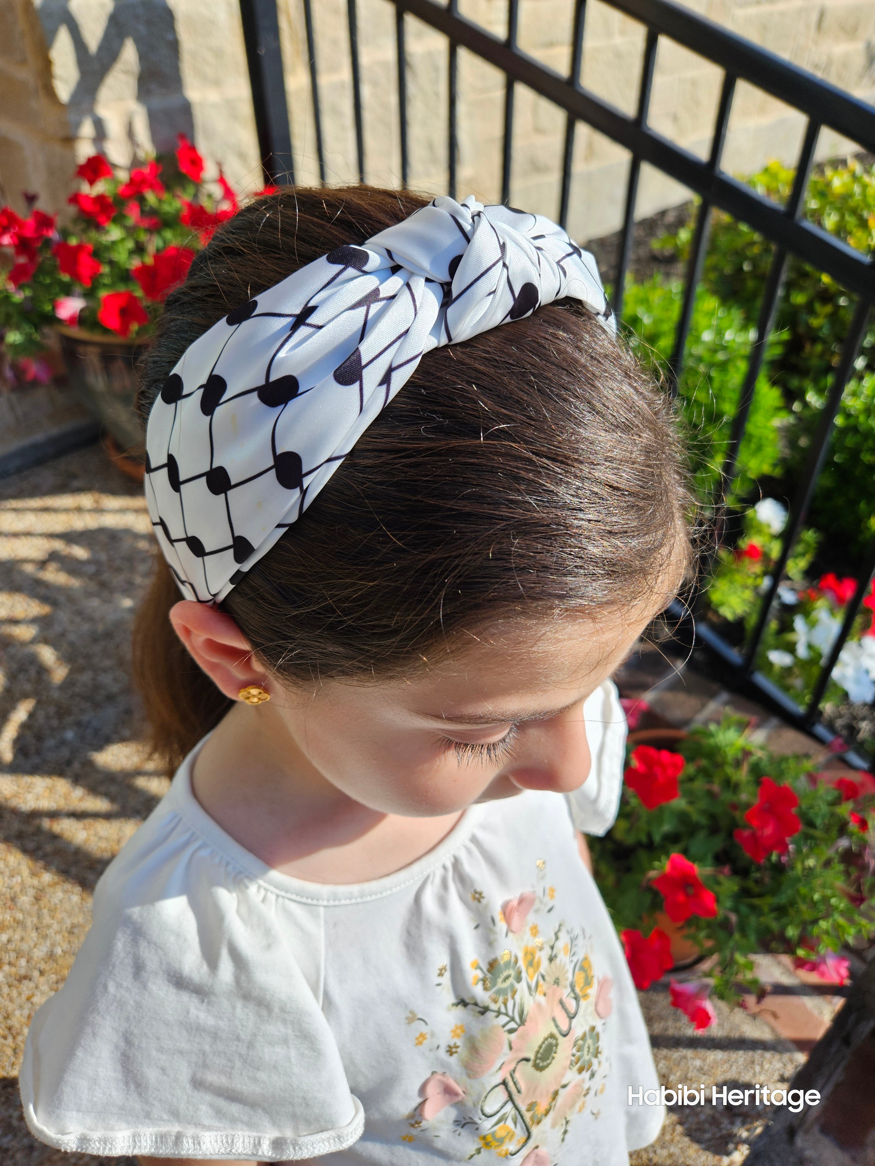 Keffiyeh knotted Headband Hatta