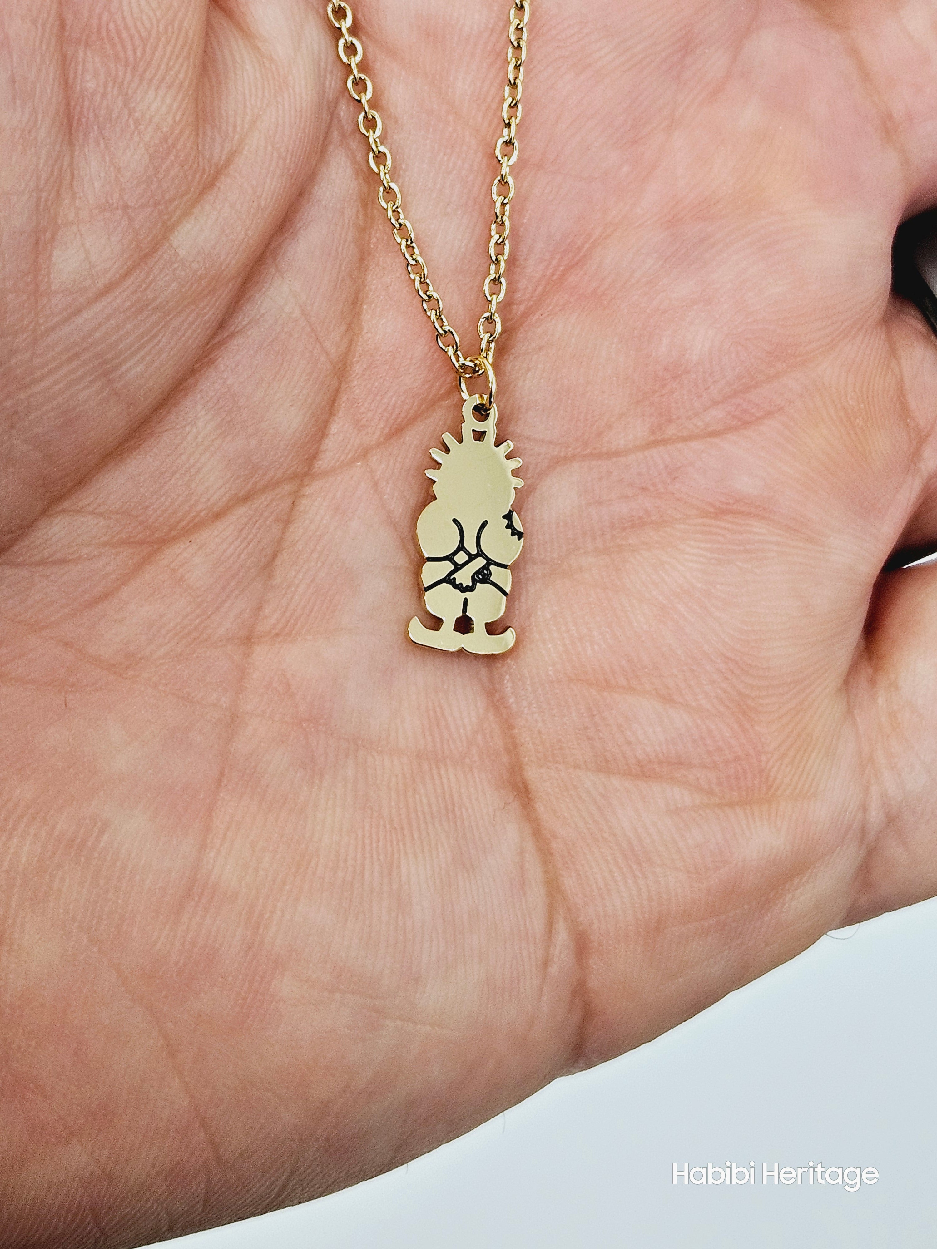 Handala Necklace - Palestinian Boy - Habibi Heritage